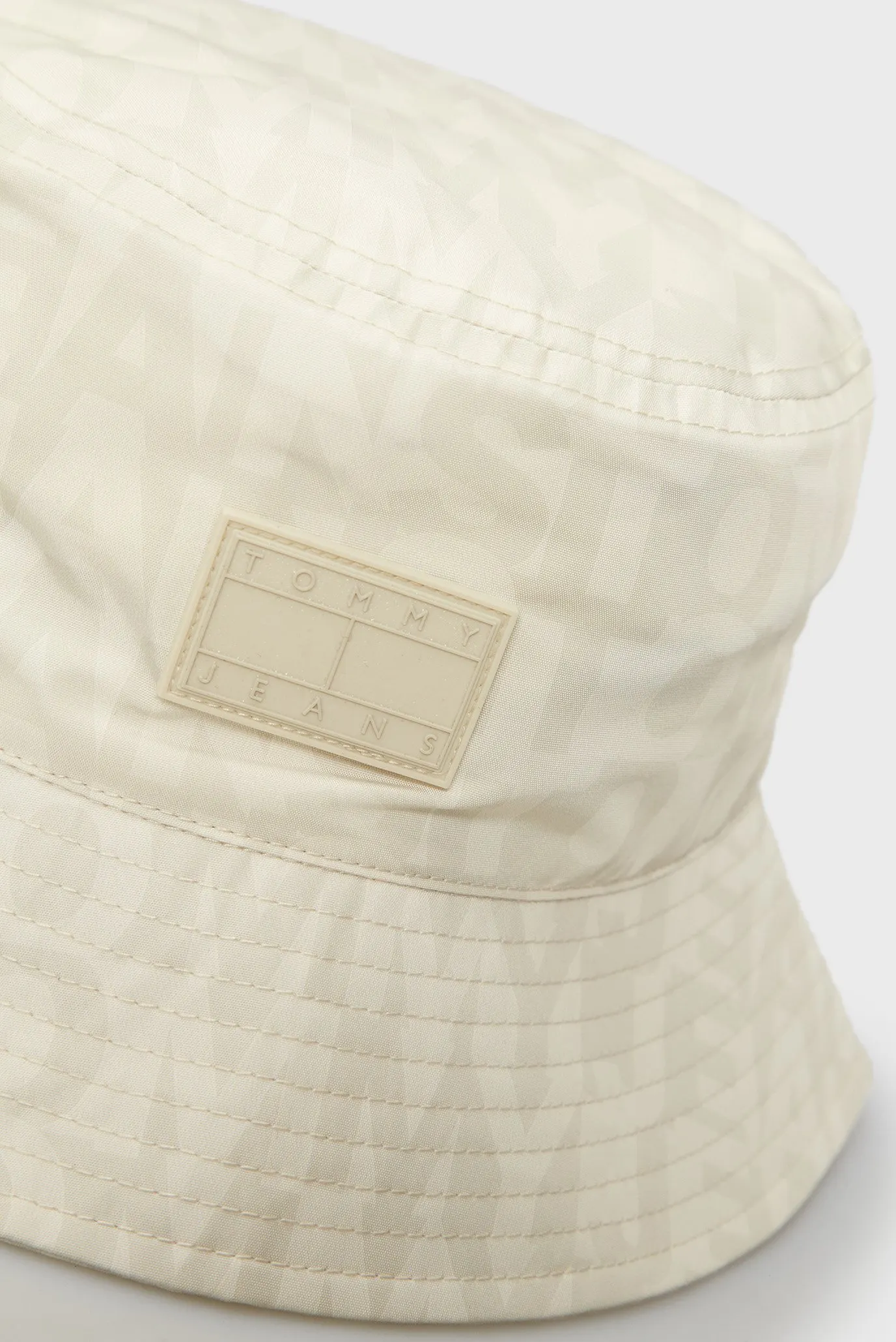 Женская белая панама с узором TJW LOGOMANIA 6