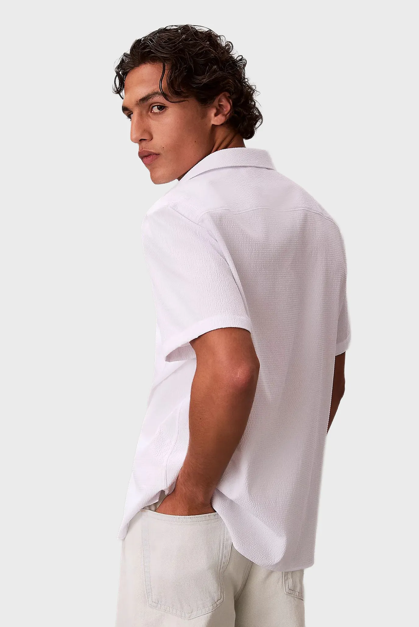 Рубашка с коротким рукавом SS SOLID SEERSUCKER CLASSIC SHIR 3