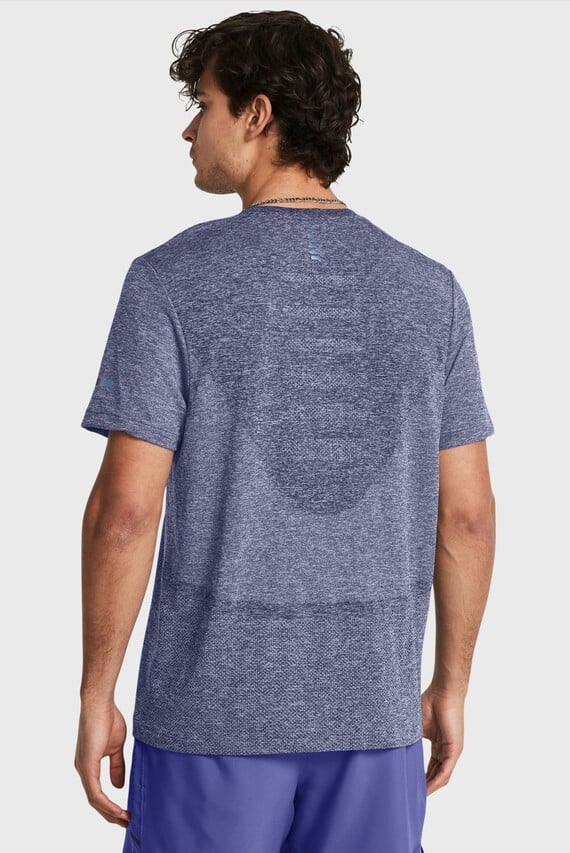 Мужская голубая футболка UA SEAMLESS STRIDE SS