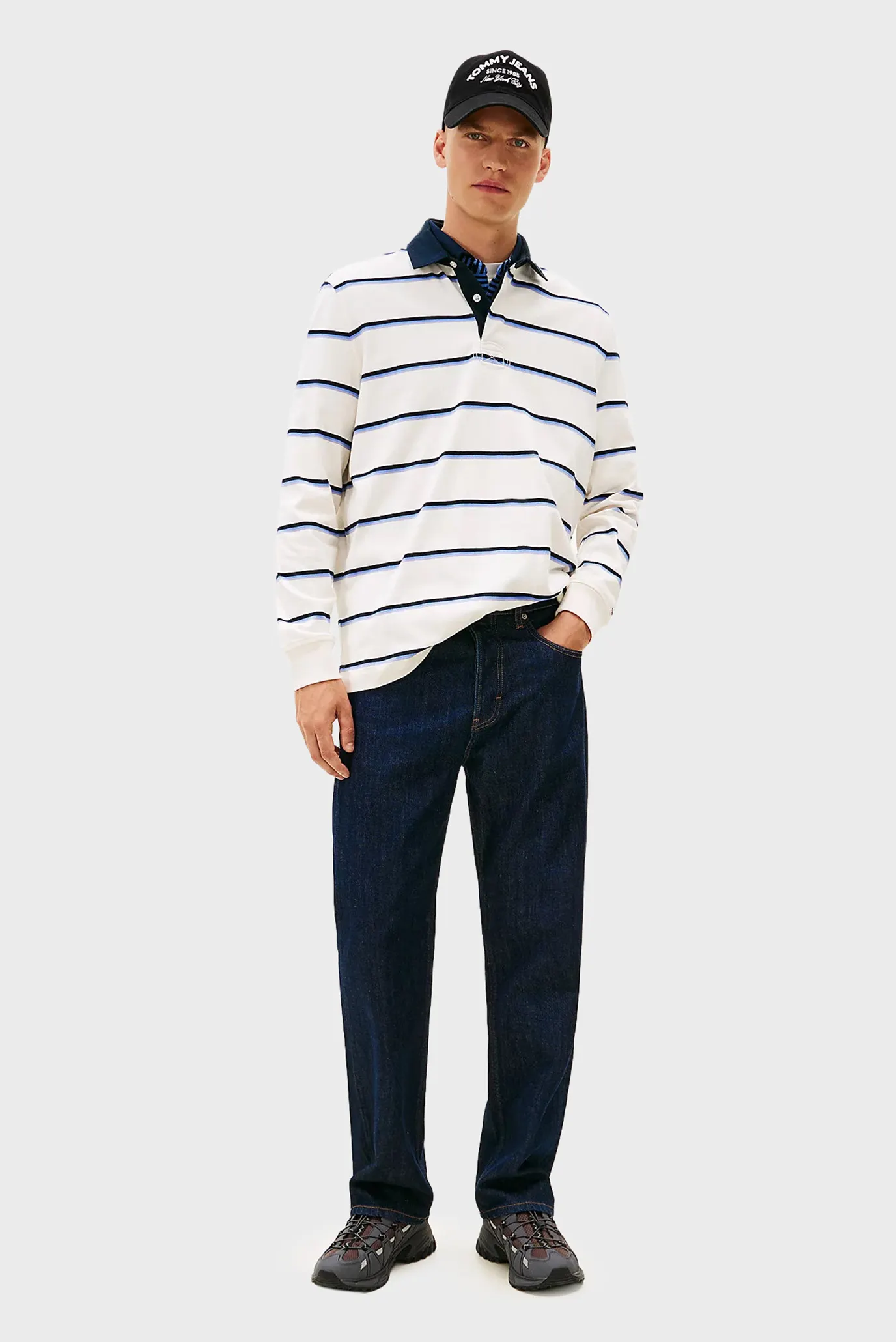 Поло с длинным рукавом TJM RLX WOVEN LABEL RUGBY 2