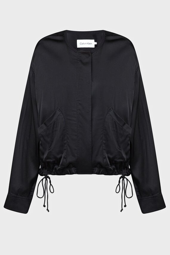 Женская черная ветровка SATEEN