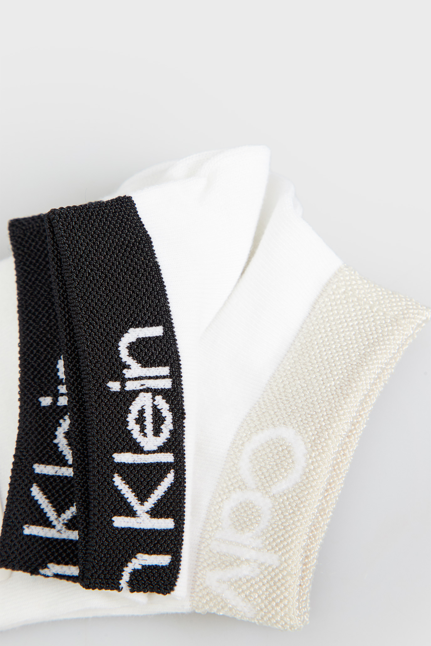 Носки CK WOMEN QUARTER 2P LOGO WELT 2