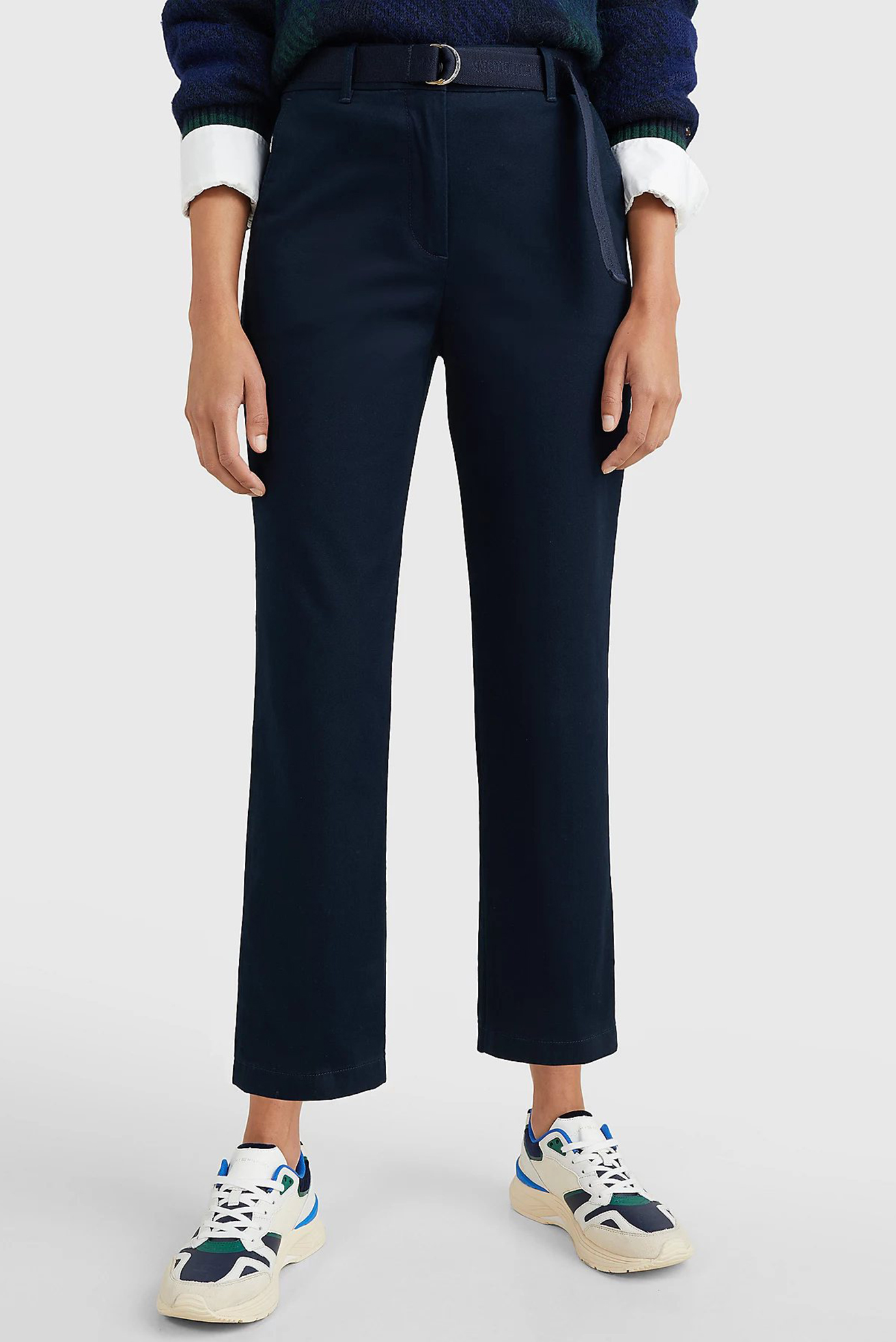 Женские темно-синие брюки 6