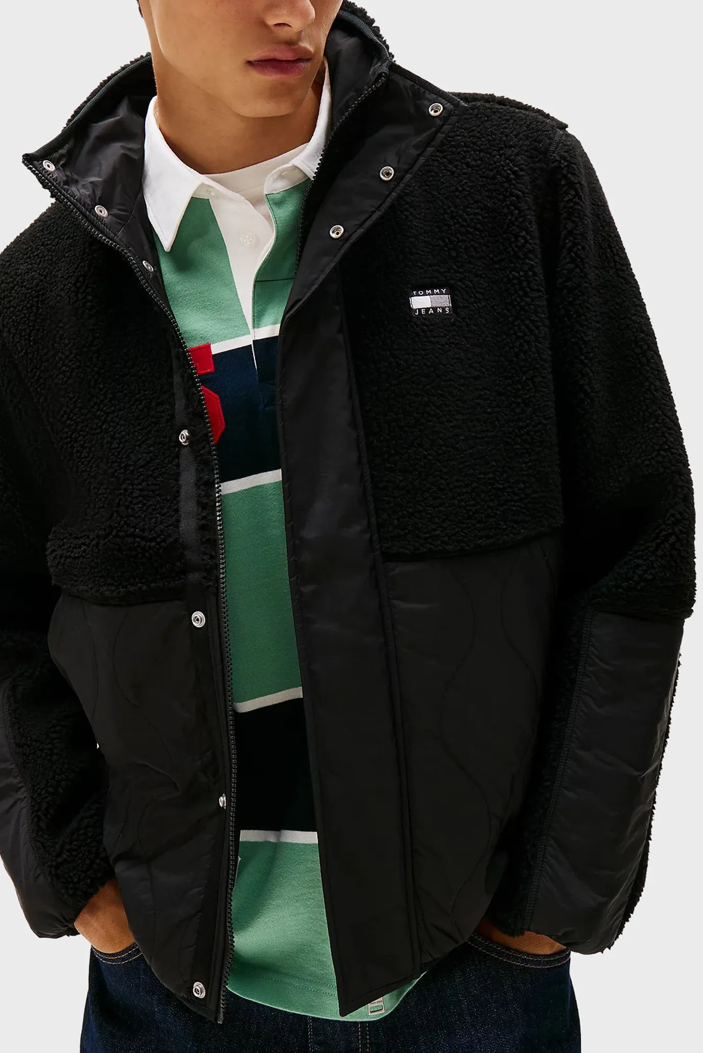 Куртка демисезонная TJM ESSENTL MIX TEDDY JACKET EXT 4