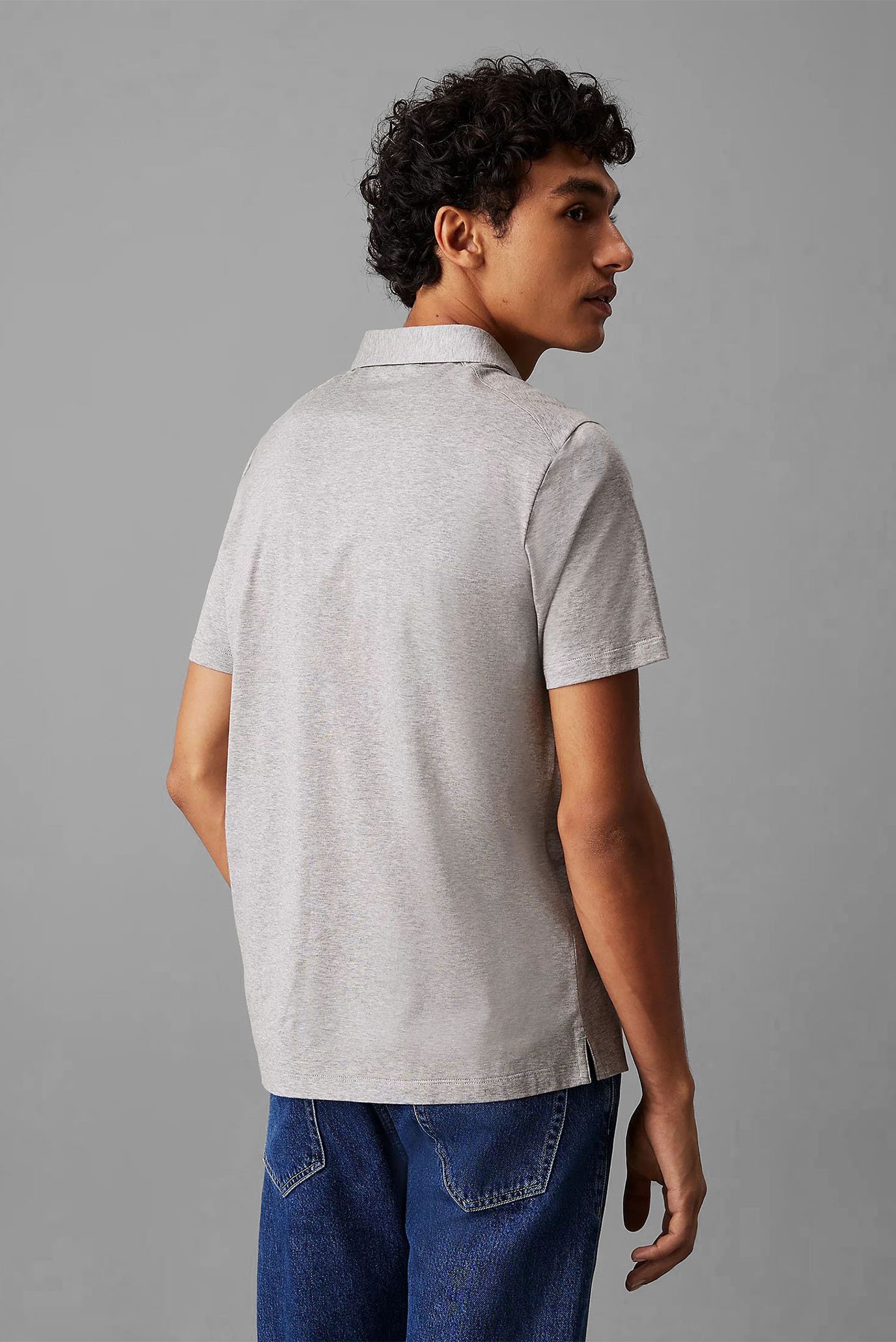 Поло LIQUID JERSEY MELANGE POLO 3