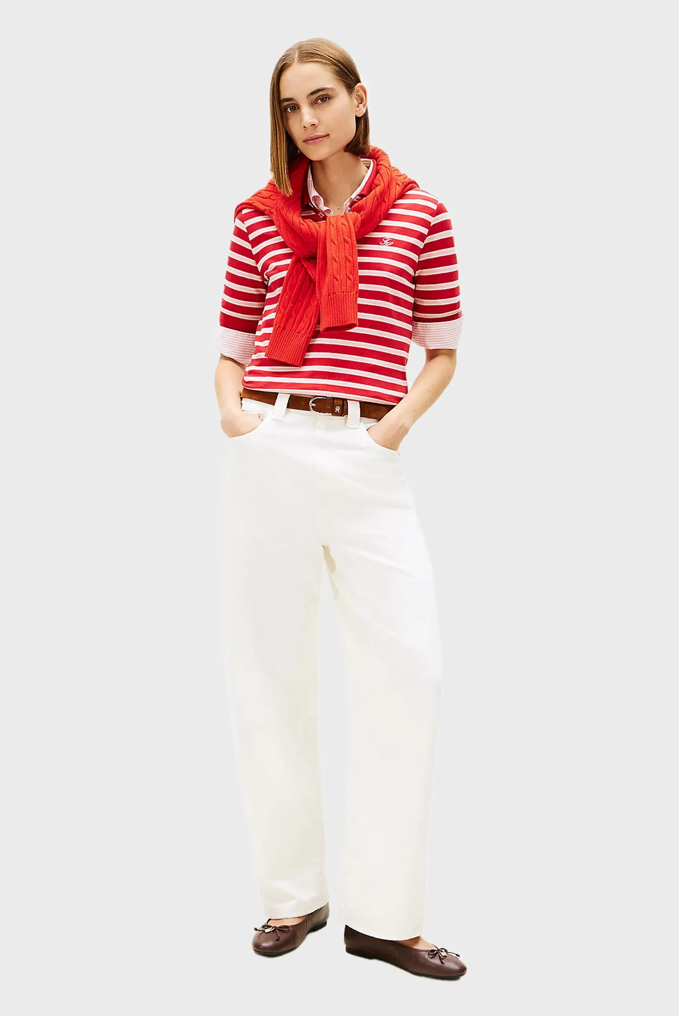 Поло TH SCRIPT LYOCELL ZIP SS POLO 2