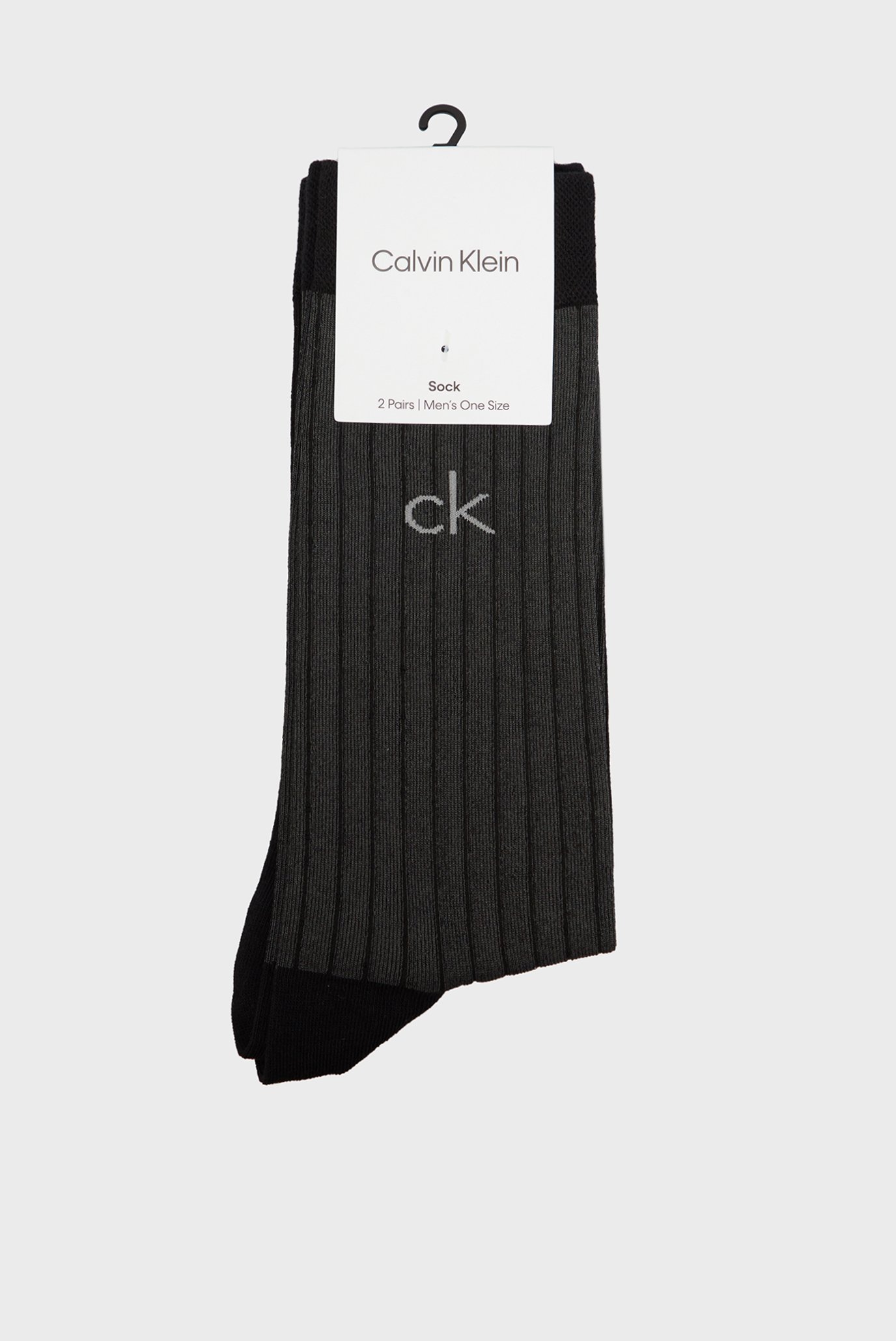 Носки/CK MEN SOCK 2P DROPNEEDLE RIB 1