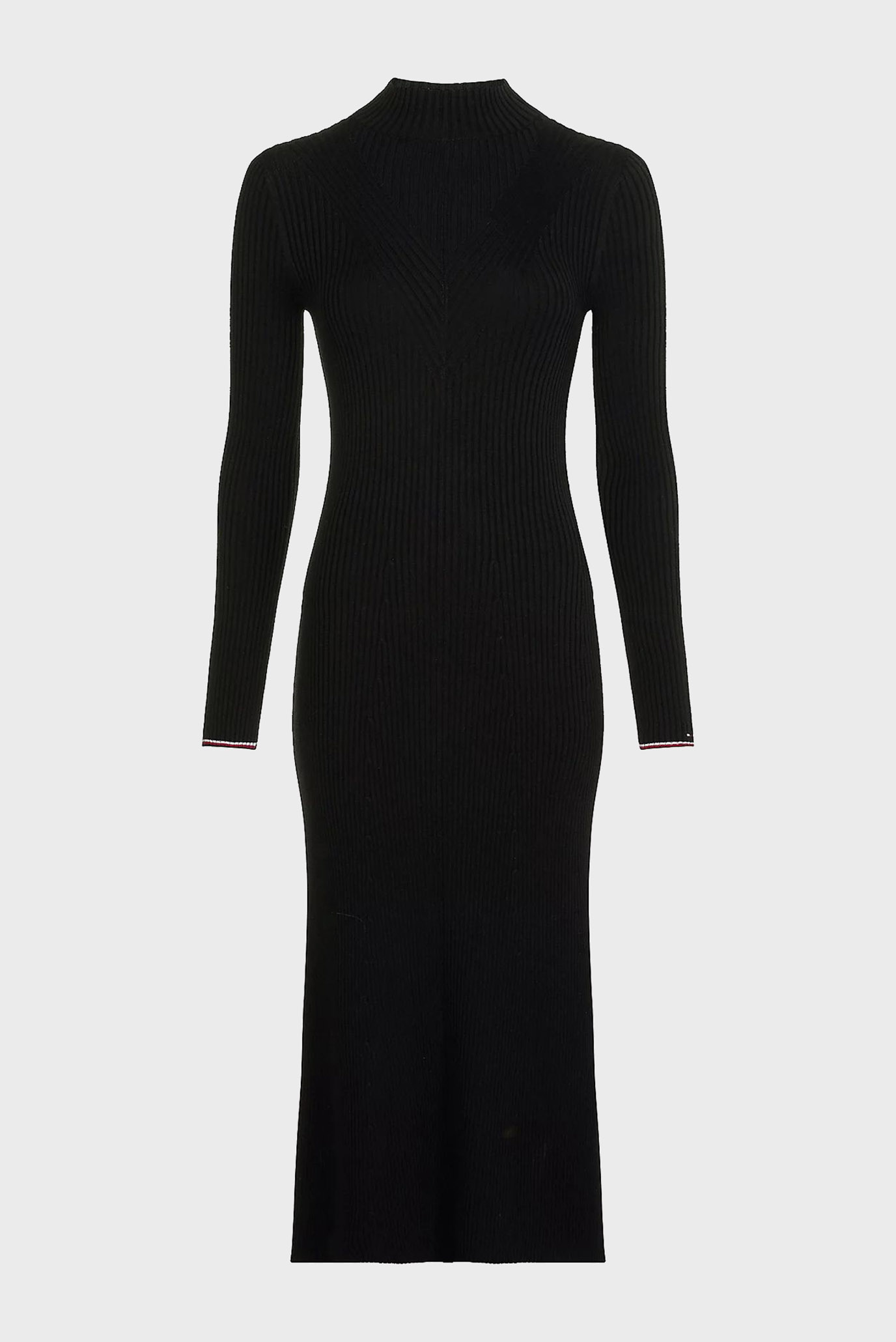 Платье/TH WARM RIB HIGH-NK DRESS LS 4