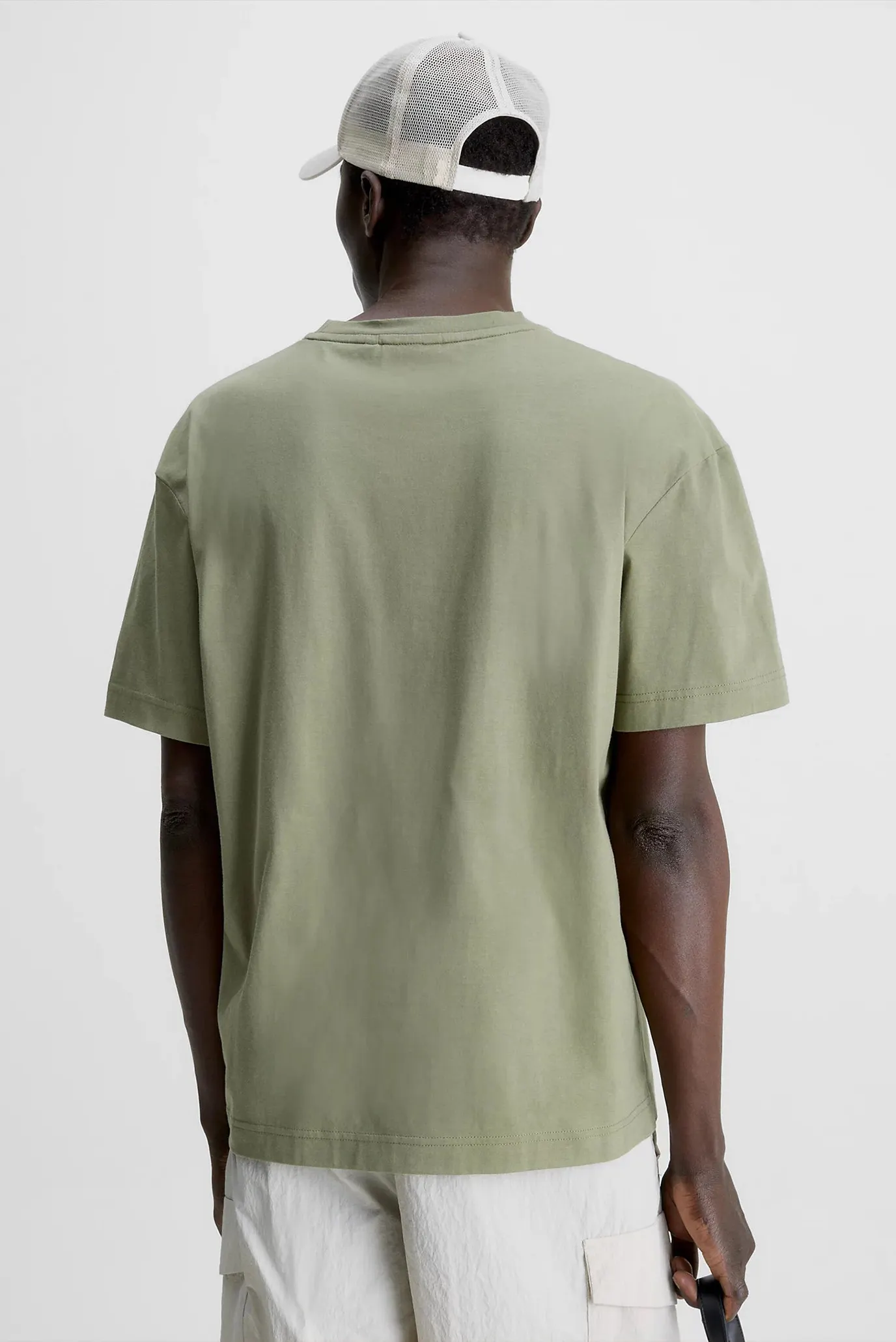 Мужская оливковая футболка COTTON COMFORT FIT 8