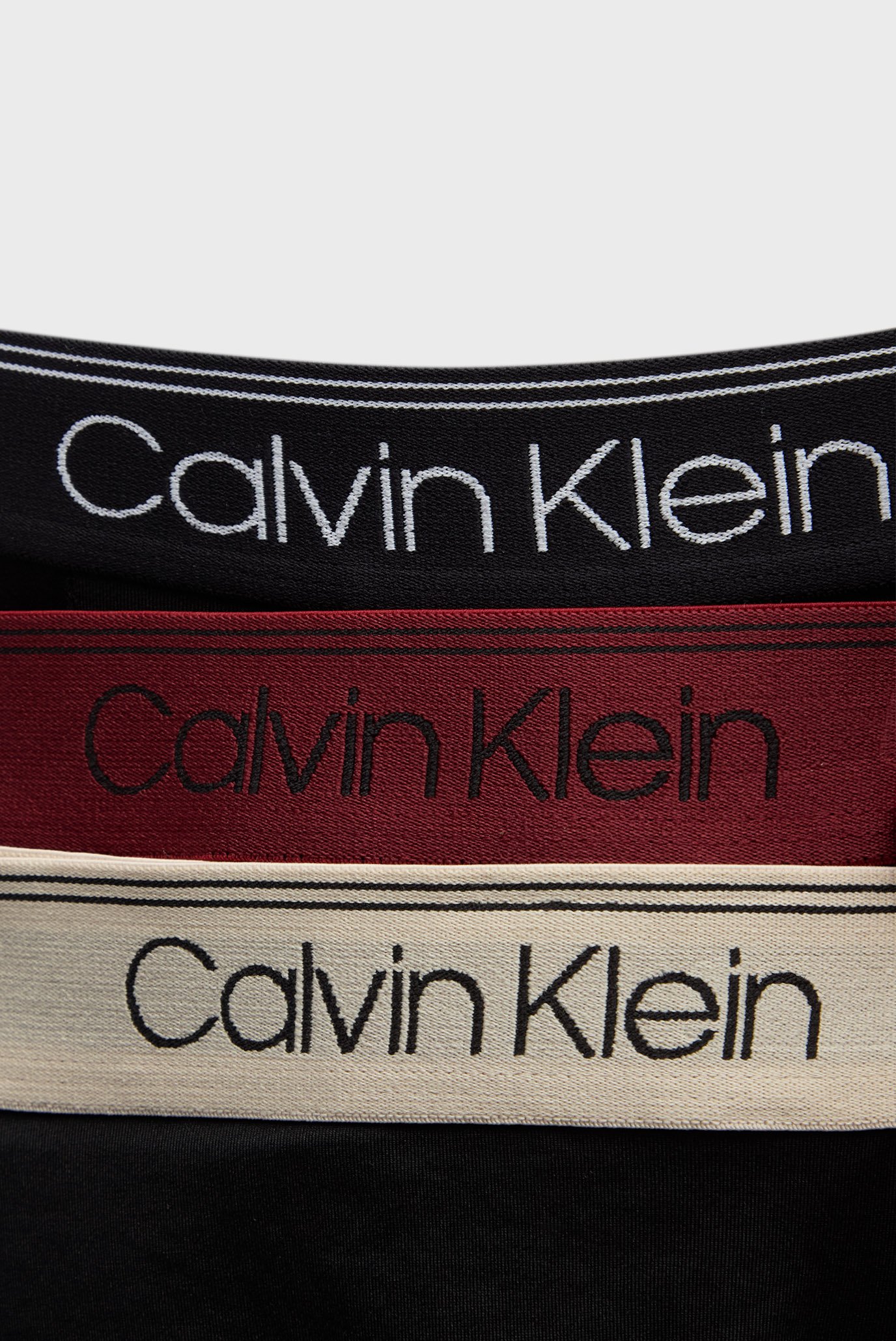 Мужские черные боксеры (з шт) LOW RISE TRUNK 3PK 6