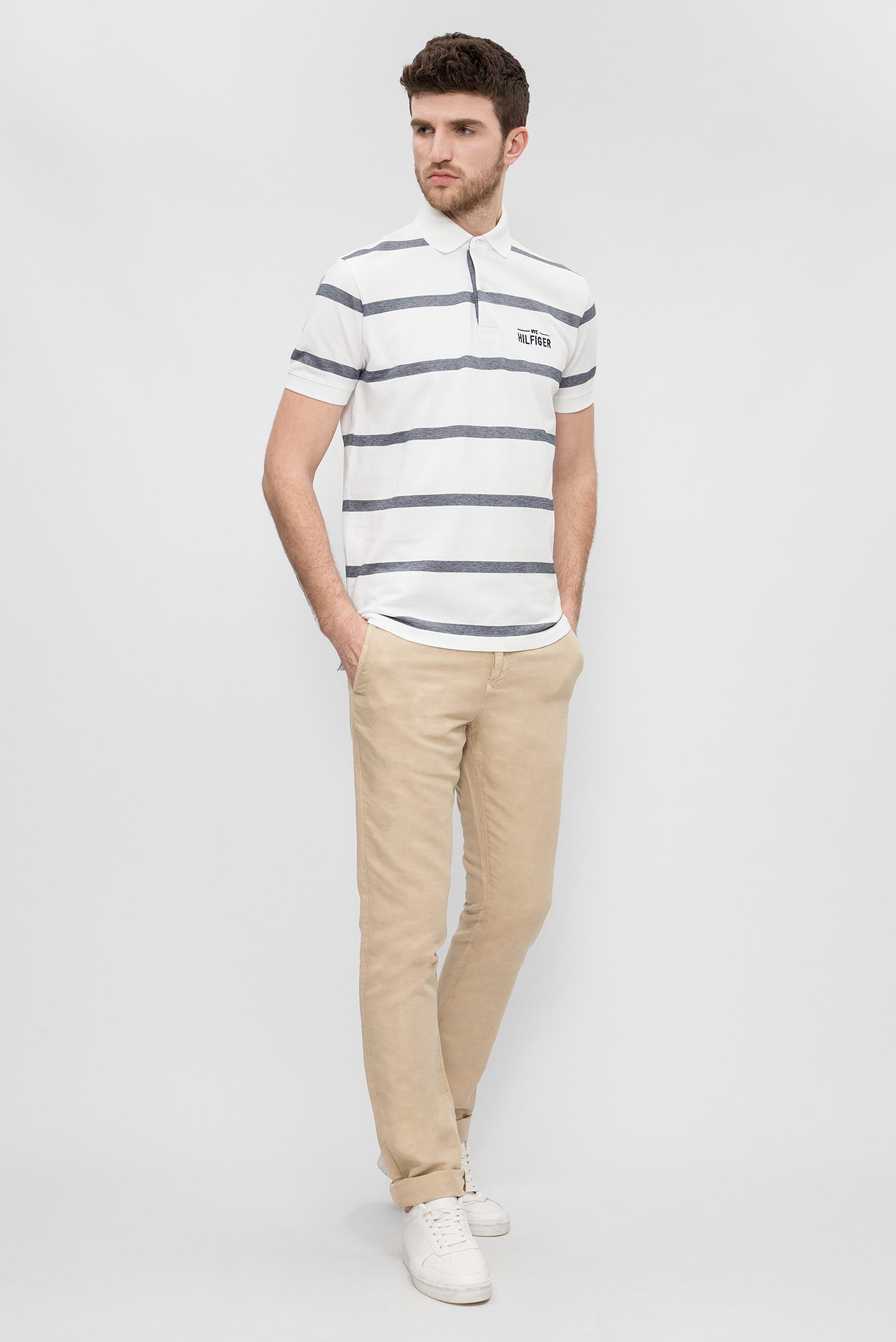 Мужские бежевые чиносы DENTON CHINO 10