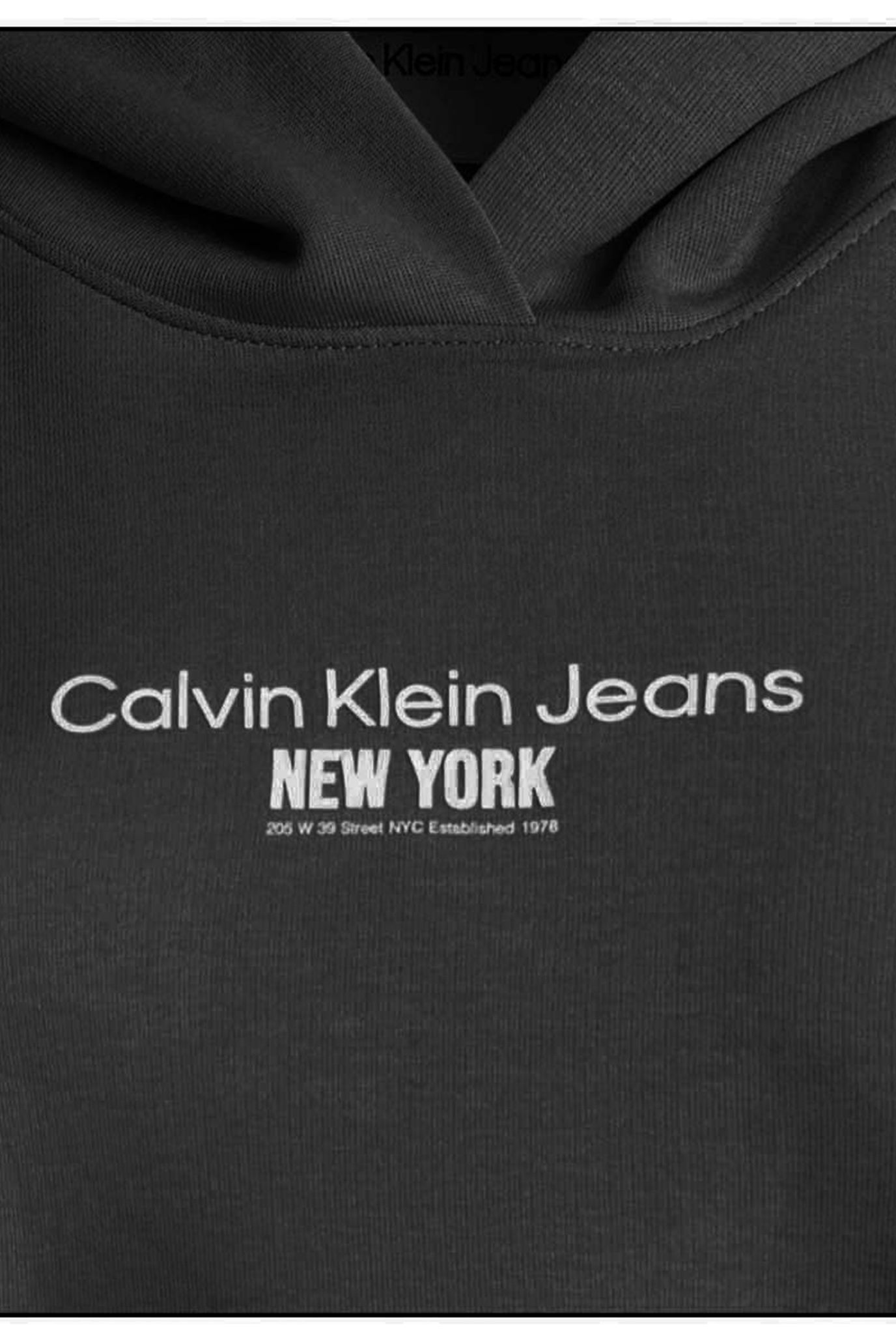Худи RIB INSERT INTERLOCK HOODIECalvin Klein Jeans Худи RIB INSERT INTERLOCK HOODIE 3