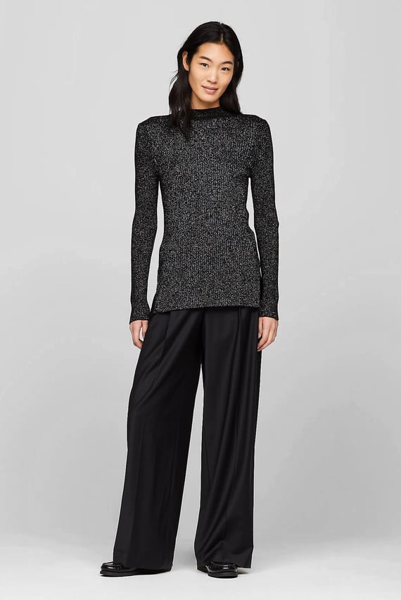 Свитер LUREX MOCK-NK SWEATER