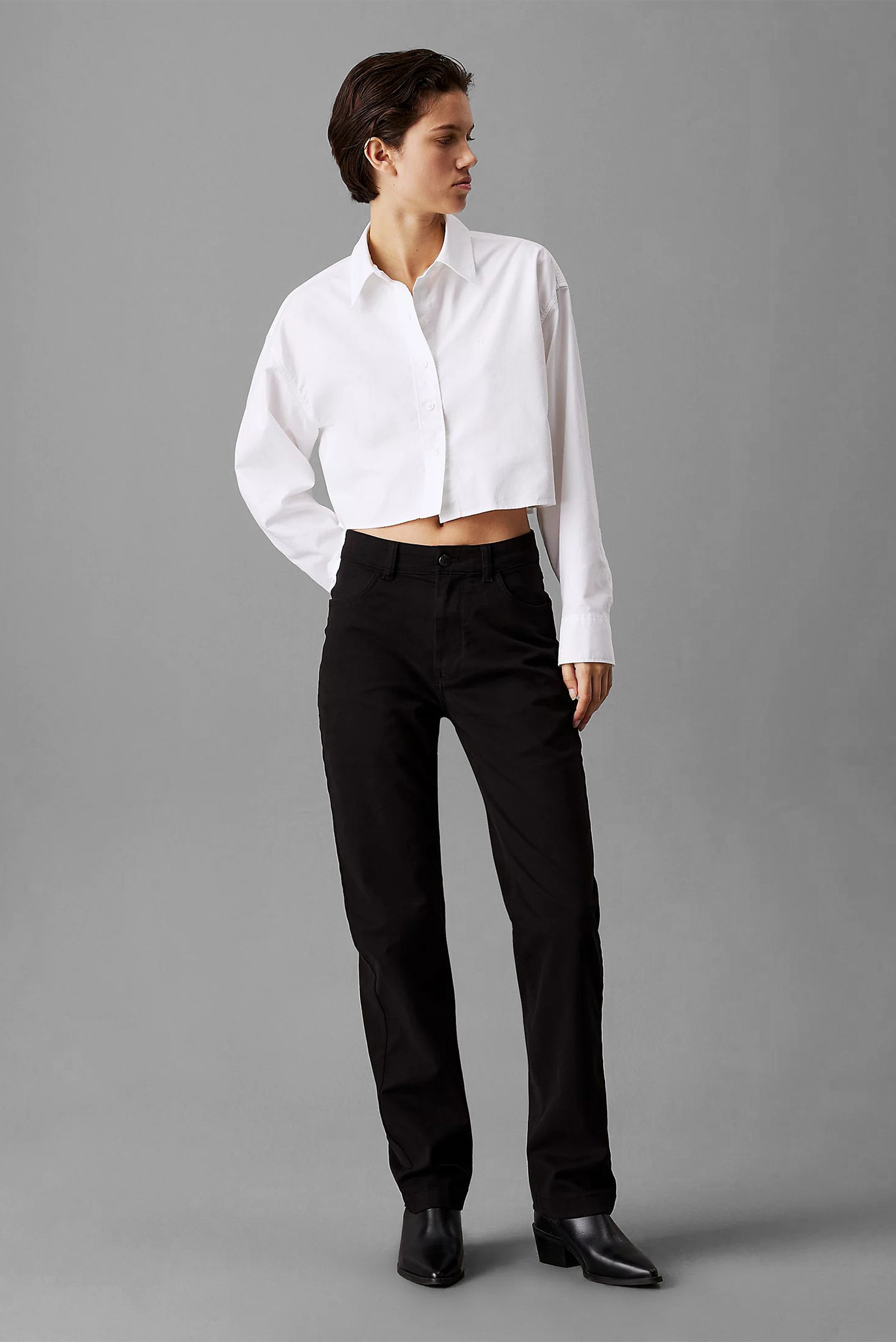 Брюки STRETCH HIGH RISE STRAIGHT PANT 2