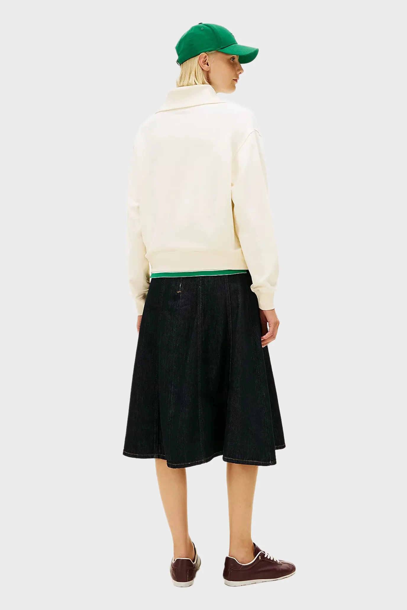 Свитшот TH SCRIPT HALF ZIP TERRY SWTSHRT 3