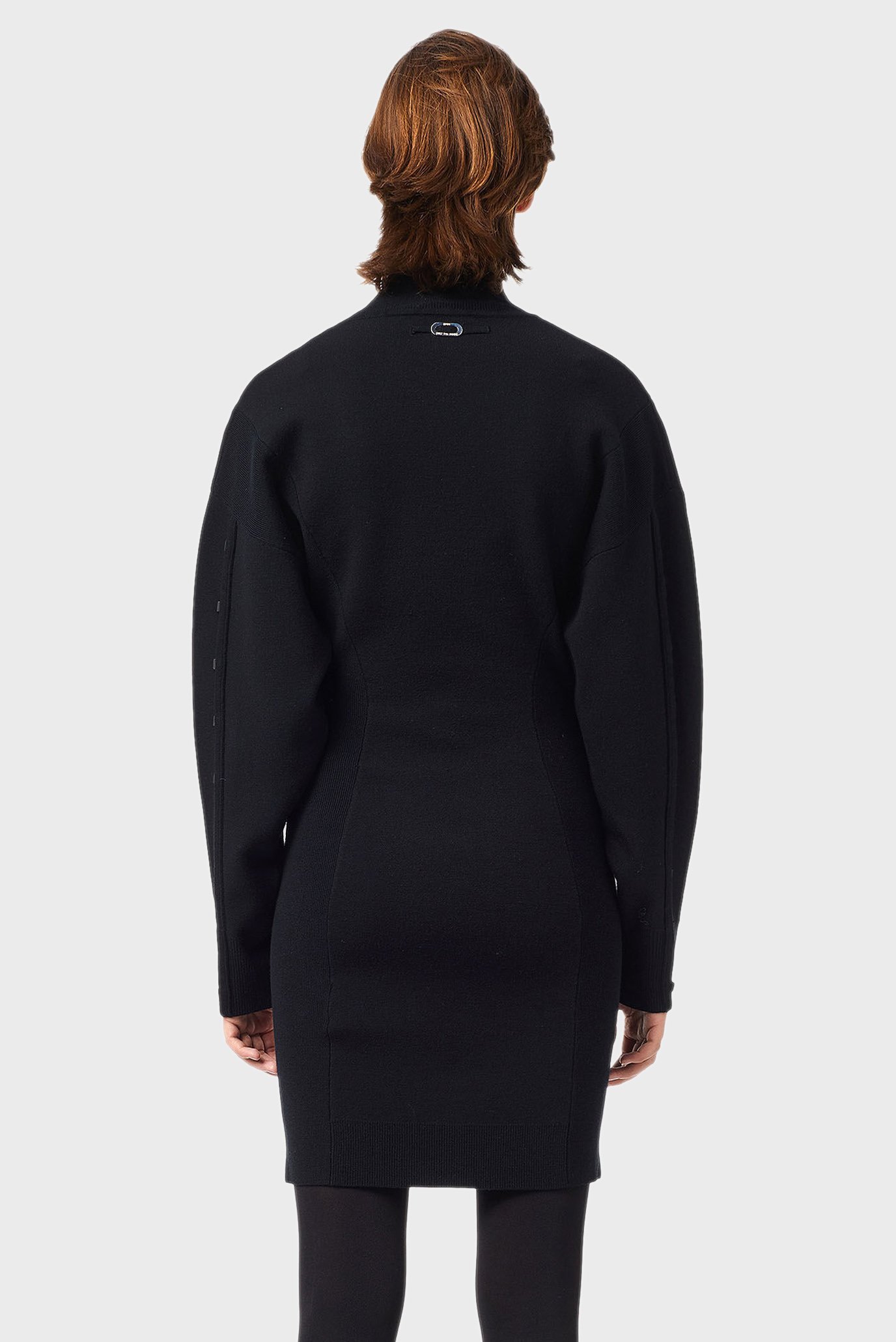 Женское черное шерстяное платье M-NUNAVUT 4