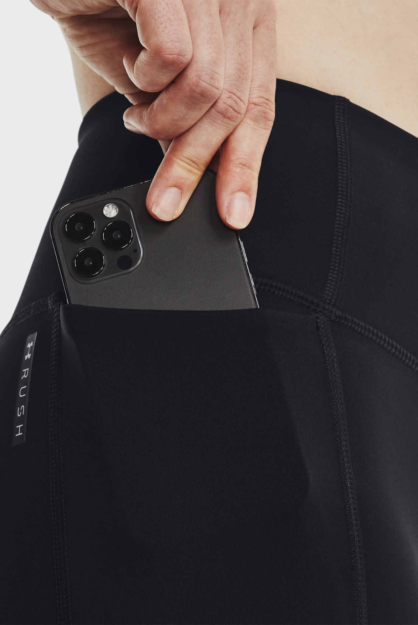 Женские черные тайтсы UA SF Rush Ank Leg PerfUnder Armour Женские черные тайтсы UA SF Rush Ank Leg Perf 12