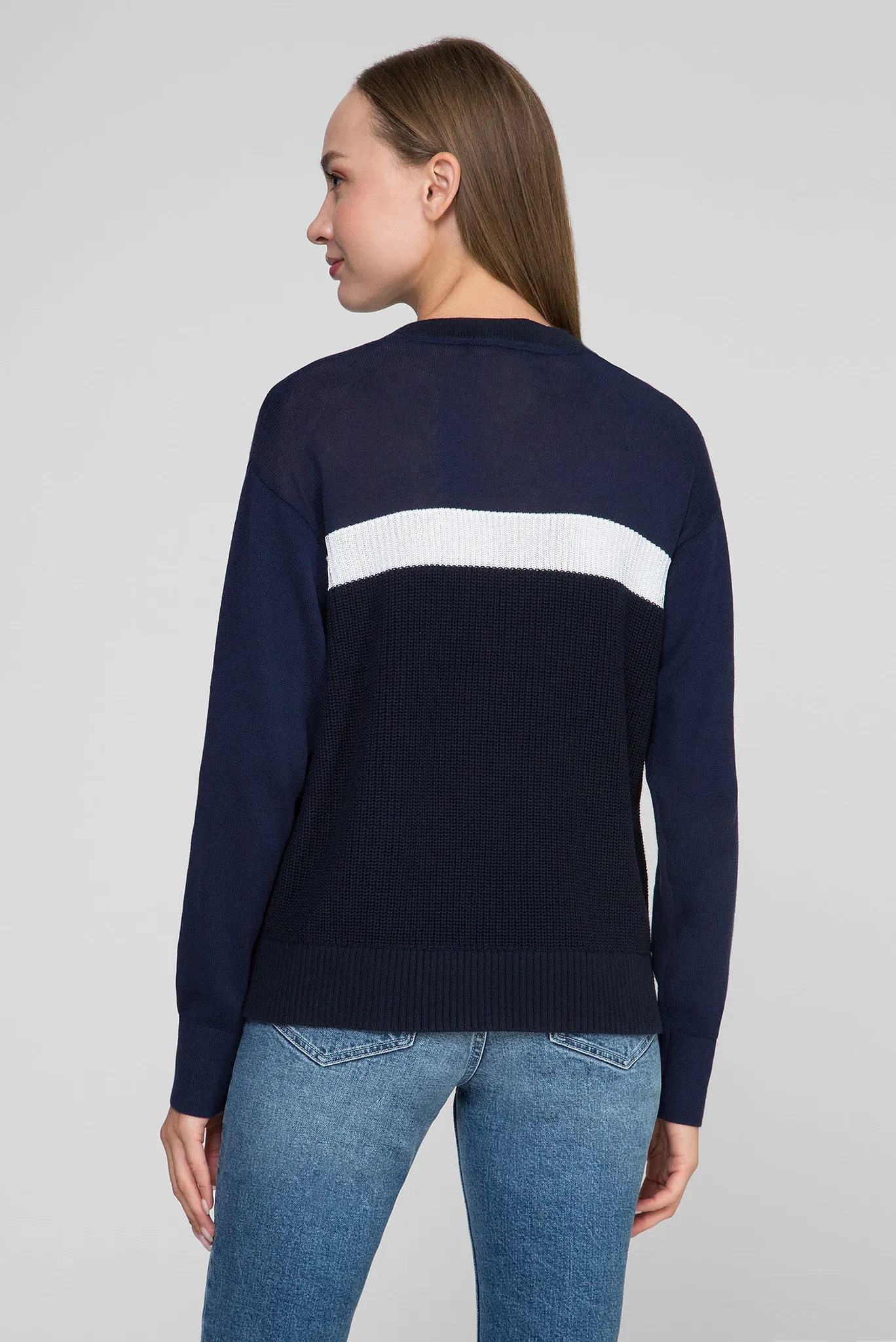 Женский темно-синий джемпер ADALINE 3