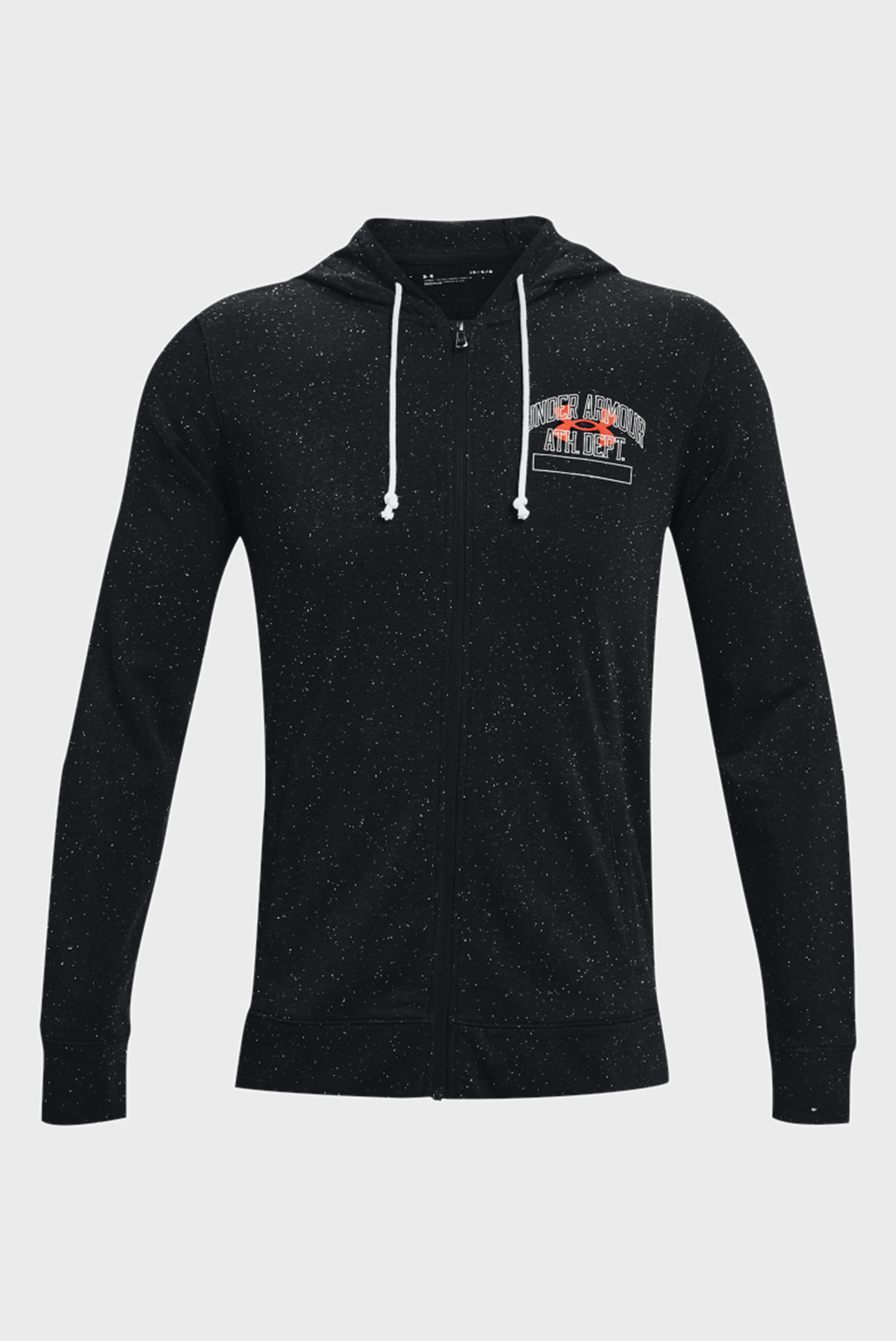 Мужское черное худи UA Rival Try Athlc Dep FZ HD 11