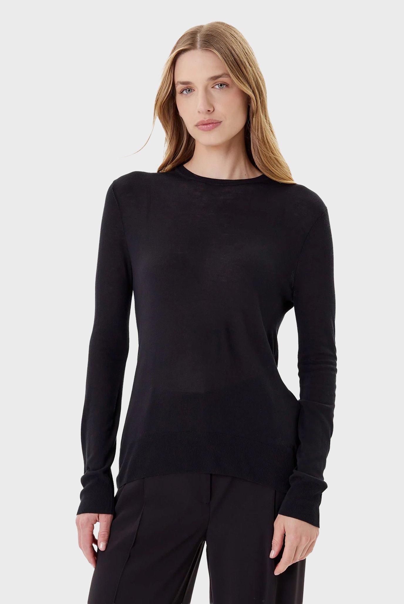 Свитер Fine Gauge Viscose LS Crew 1
