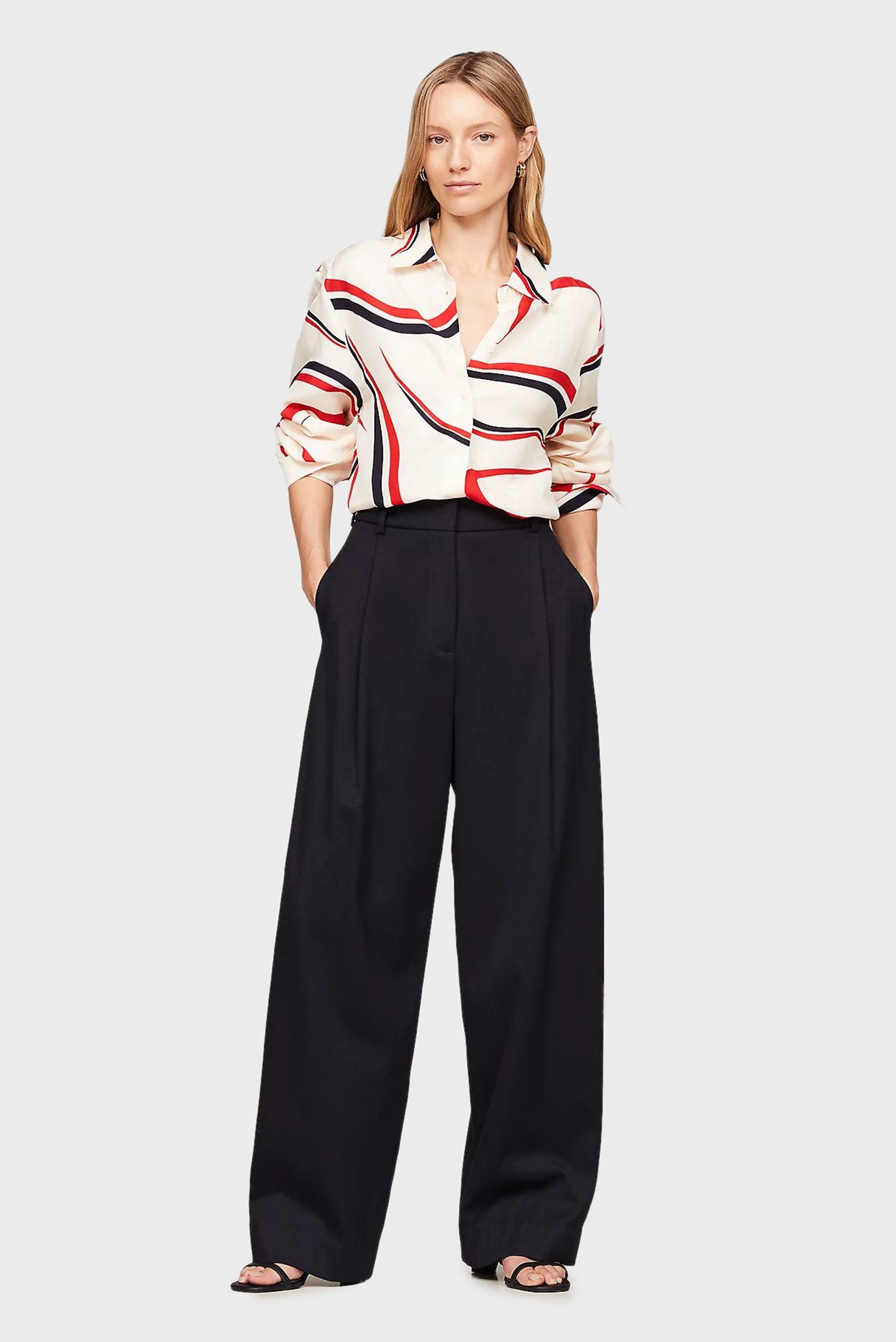 Рубашка RIBBON FLUID RELAXED LS SHIRT 4