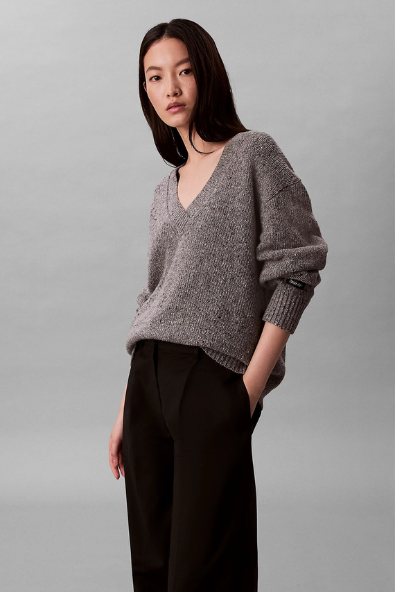 Свитер Chunky Neps V Neck Sweater Calvin Klein Jeans