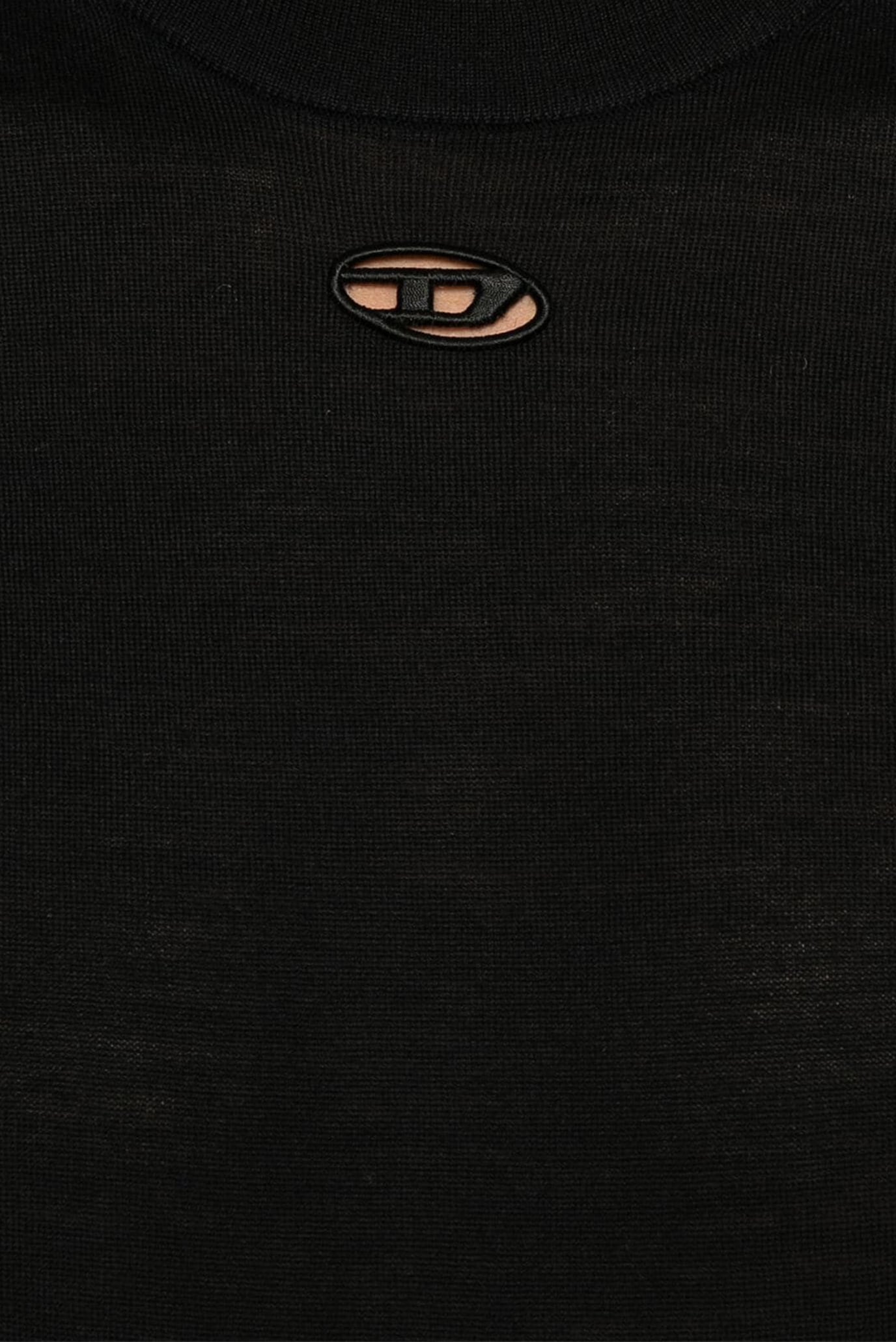 Мужской черный шерстяной джемпер K-GARTH 6