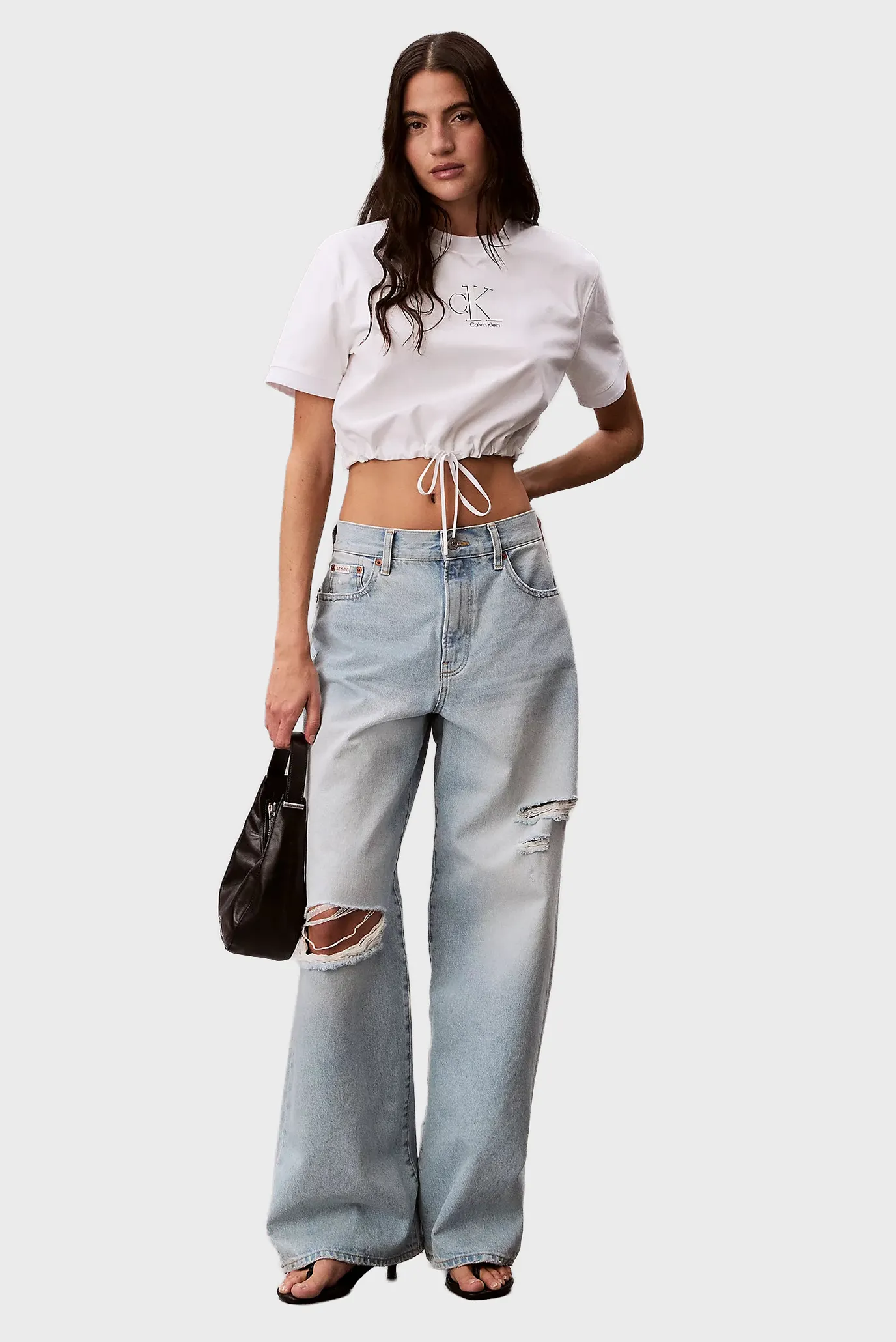 Футболка SS COOLING JRSY TIE WAIST CROP T 2