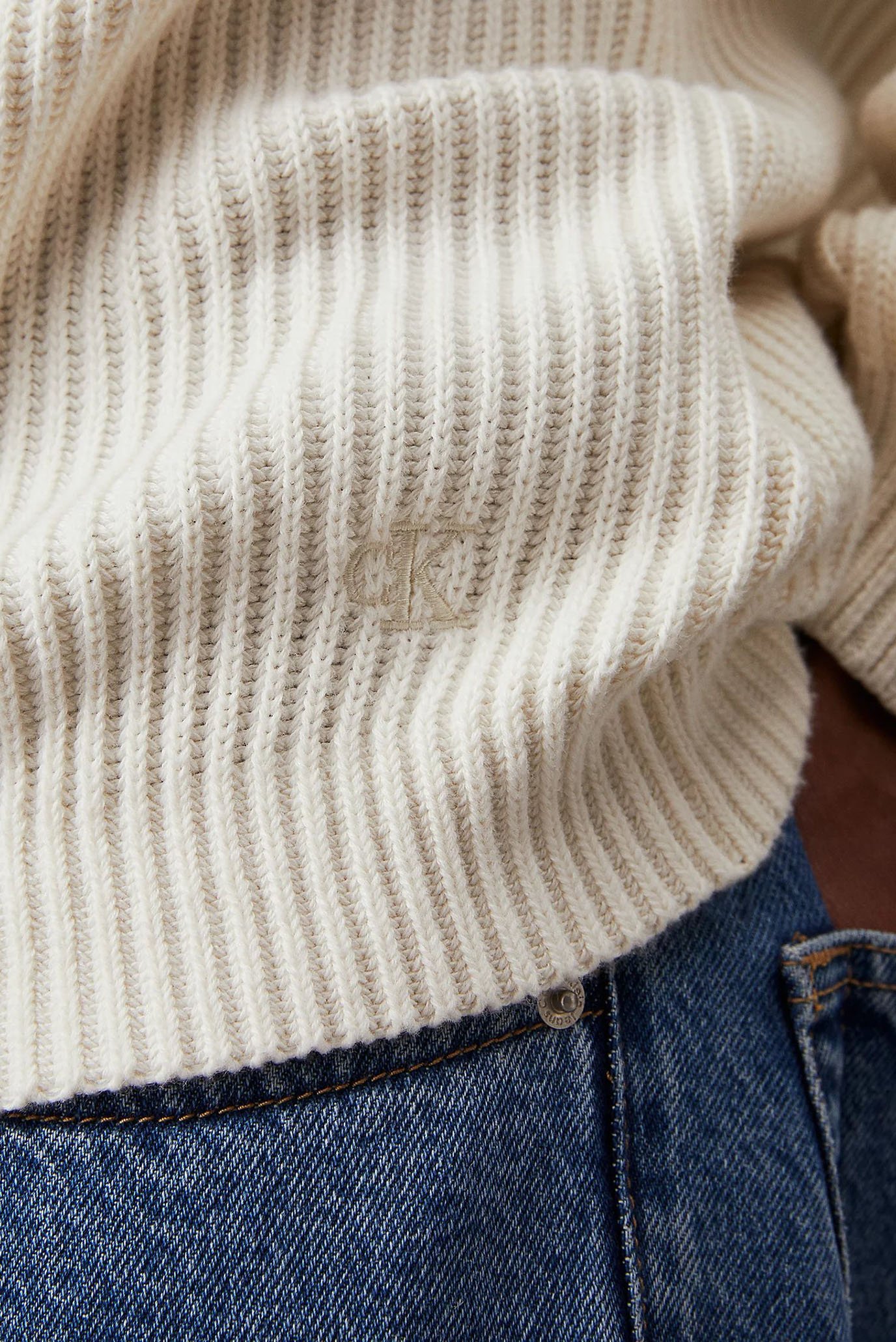 Мужской белый джемпер SOFT UTILITY RAGLAN 5