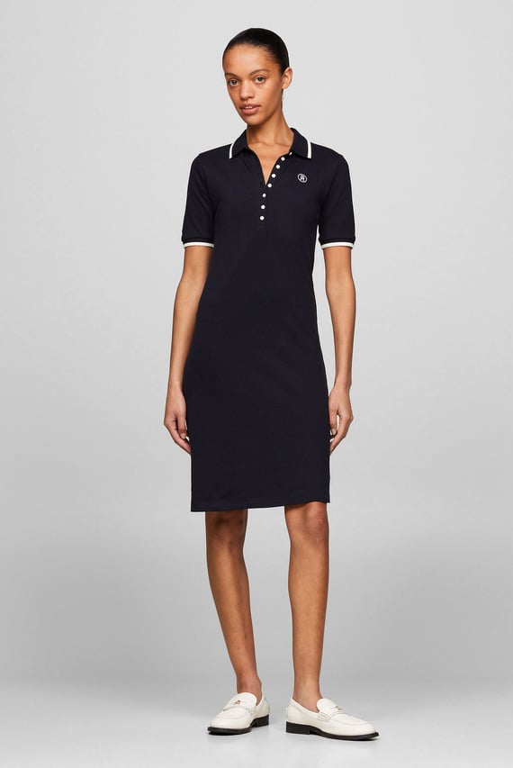 Платье SLIM SMD TIPP LYCLL POLO DRES SS