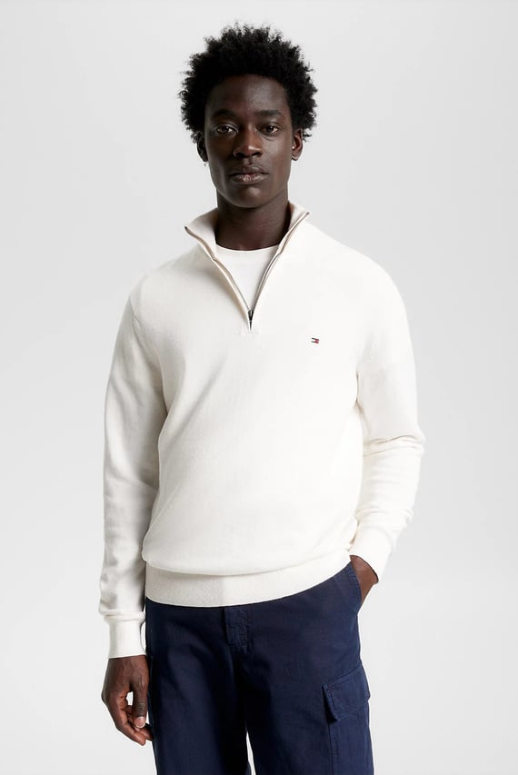 Свитер PIMA ORG CTN CASHMERE ZIP MOCK