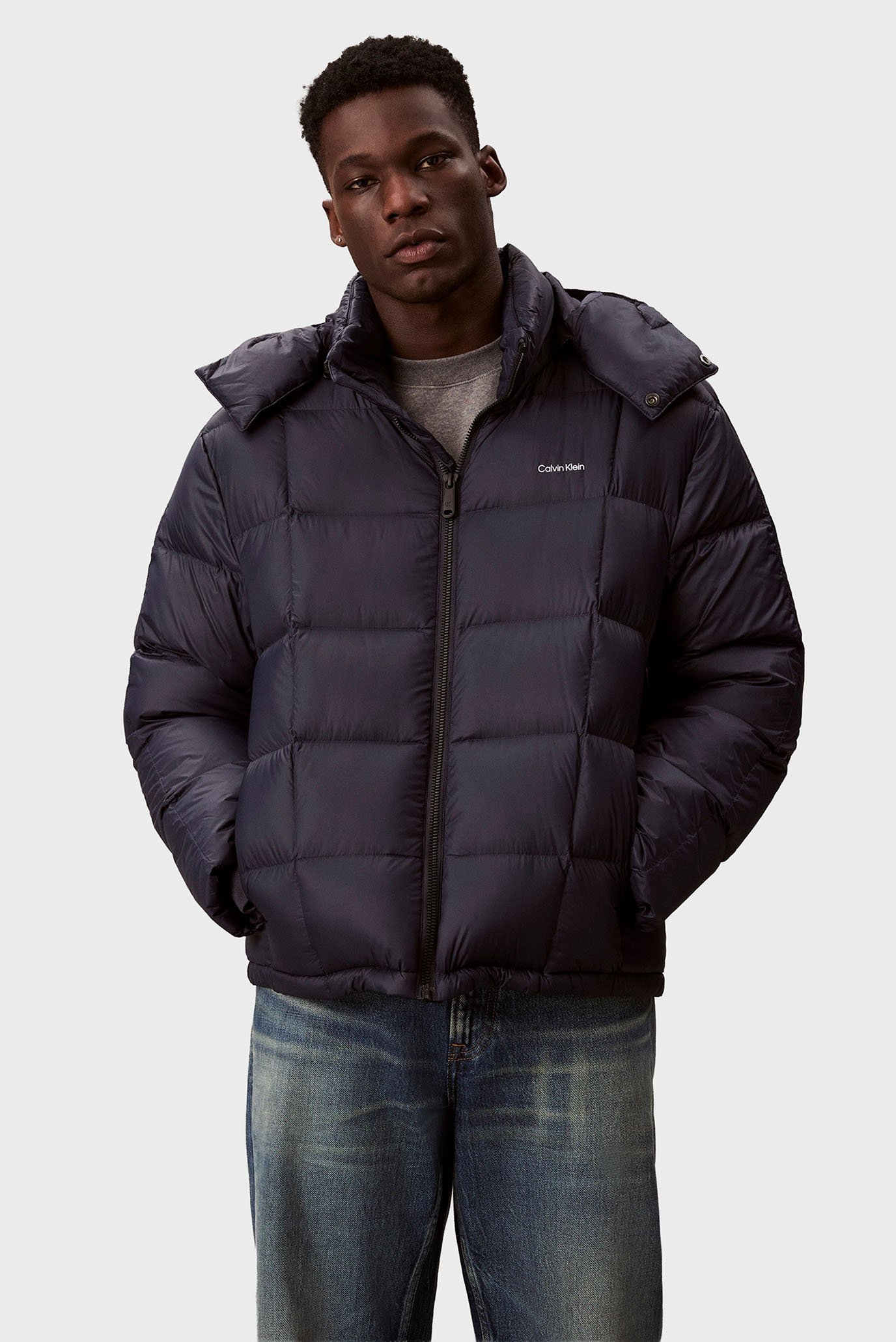 Куртка зимняя LS NYLON QUILTED DETACHABLE HOOD 1