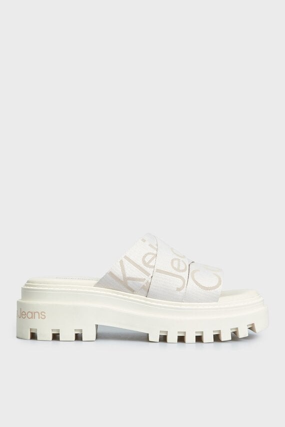 Женские белые слайдеры TOOTHY COMBAT SANDAL WEBBING