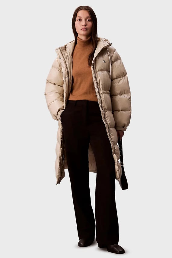 Куртка зимняя SHINE LONG PUFFER COAT Calvin Klein Jeans