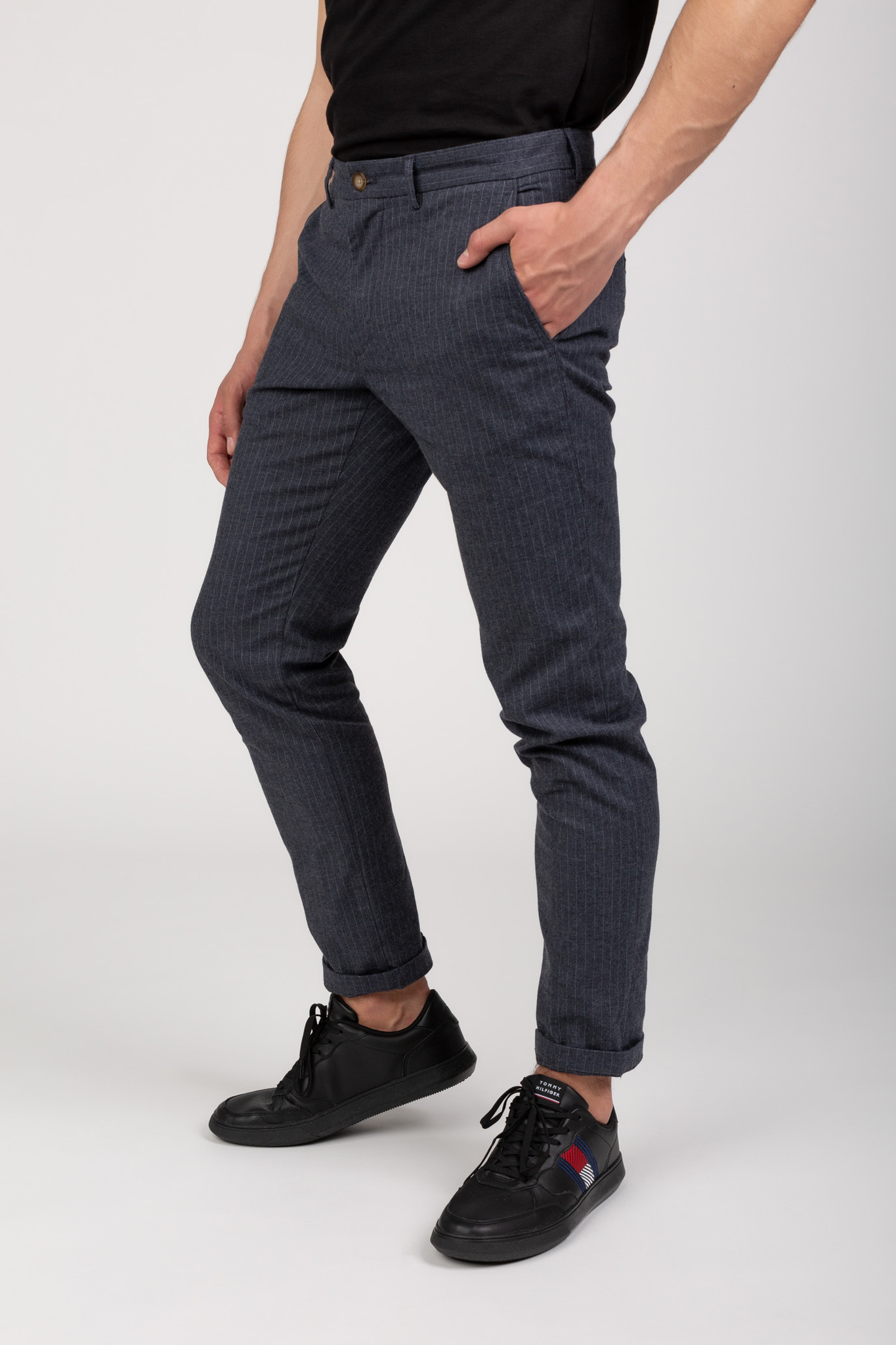 Штаны DENTON WOOL LOOK STRIPE 2