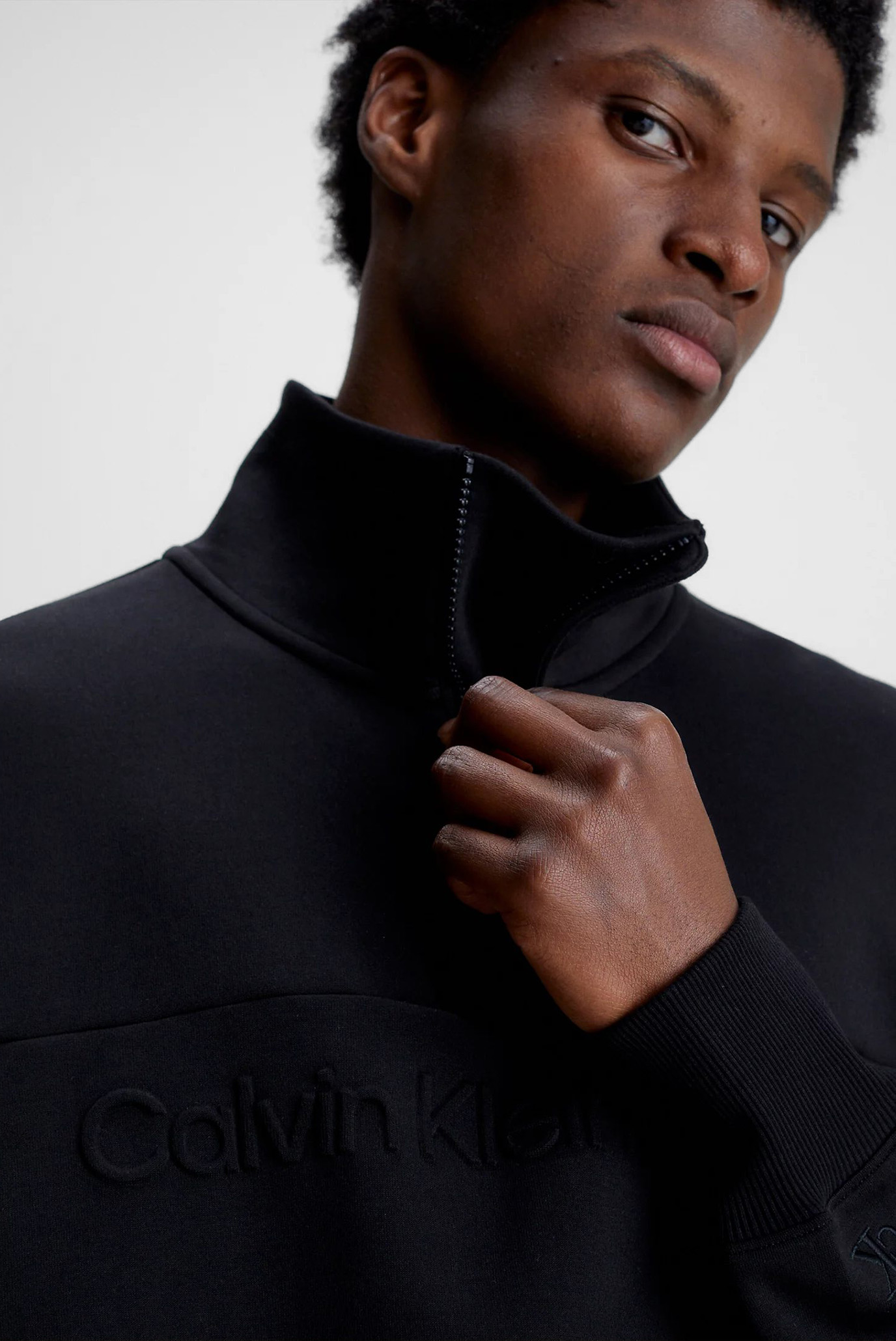 Свитшот INSTITUTIONAL EMBOSSED HALF ZIP 5