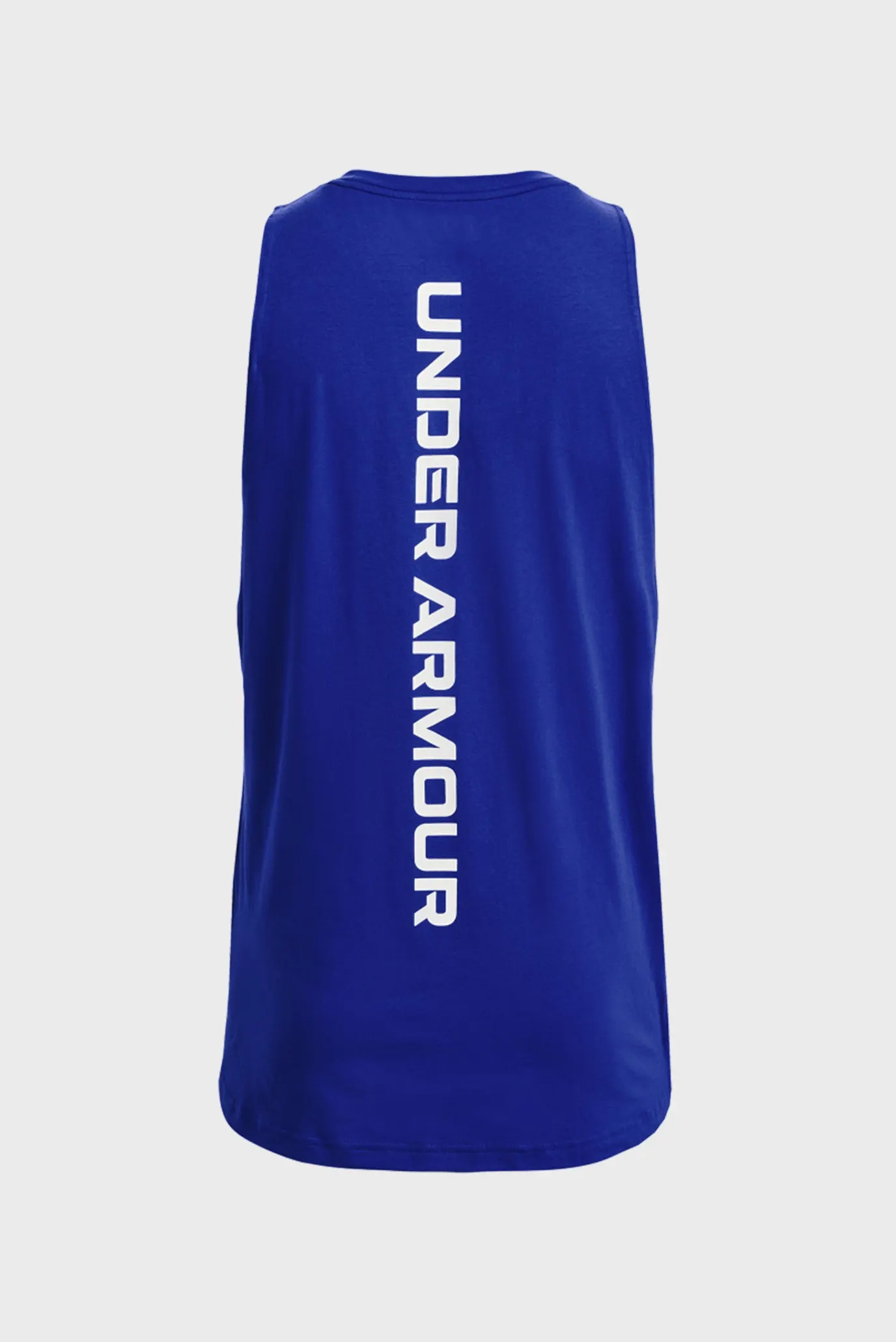 Мужская синяя майка UA BASELINE COTTON TANK 12