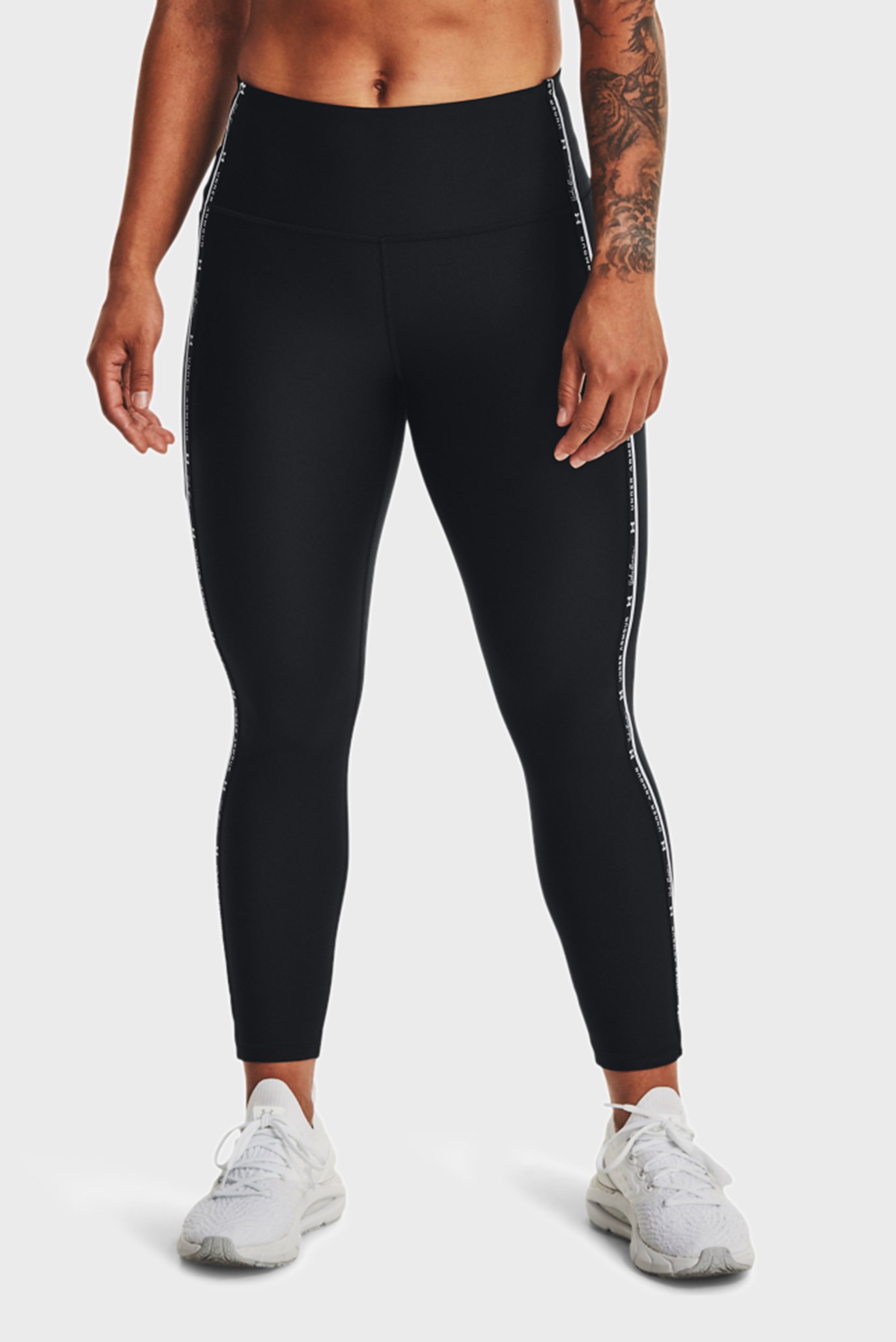 Женские черные тайтсы Armour Taped Ankle Leg 7