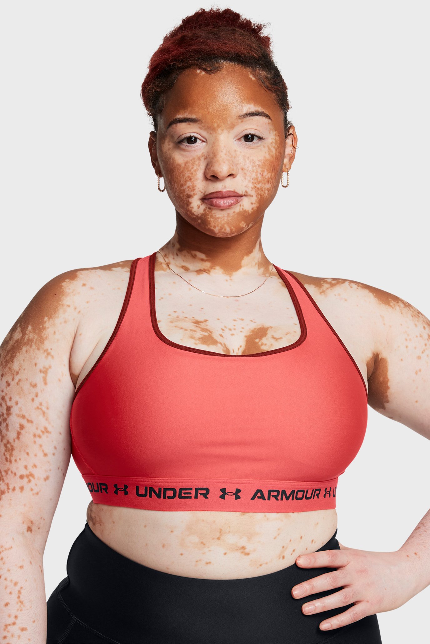 Женский красный топ Crossback Mid Bra 2