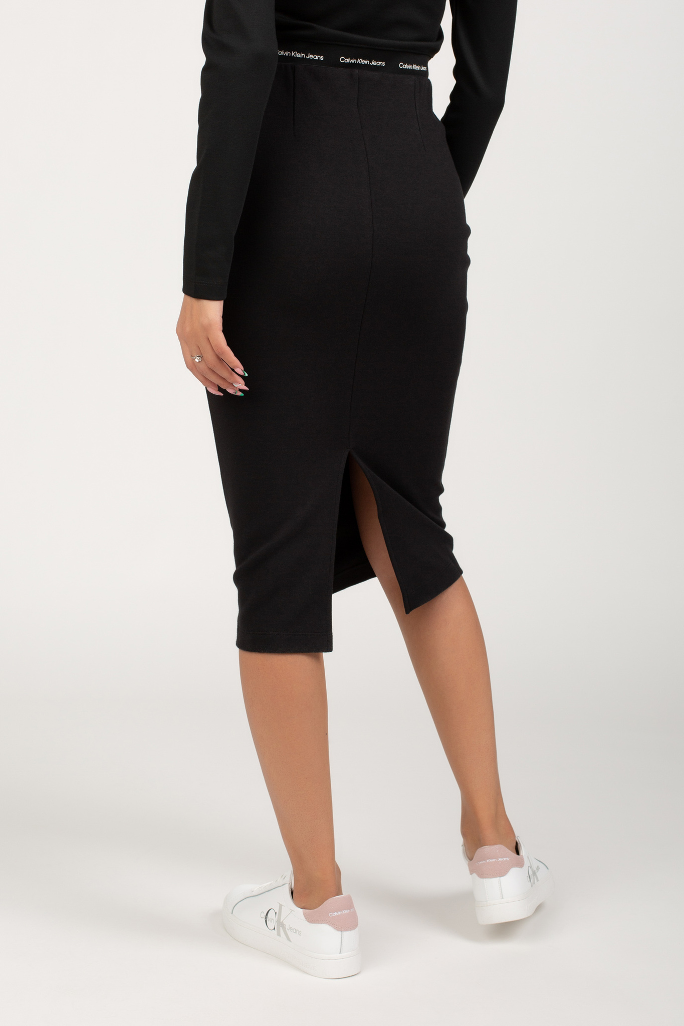 Женская черная юбка REPEAT LOGO Calvin Klein Jeans Женская черная юбка REPEAT LOGO 3