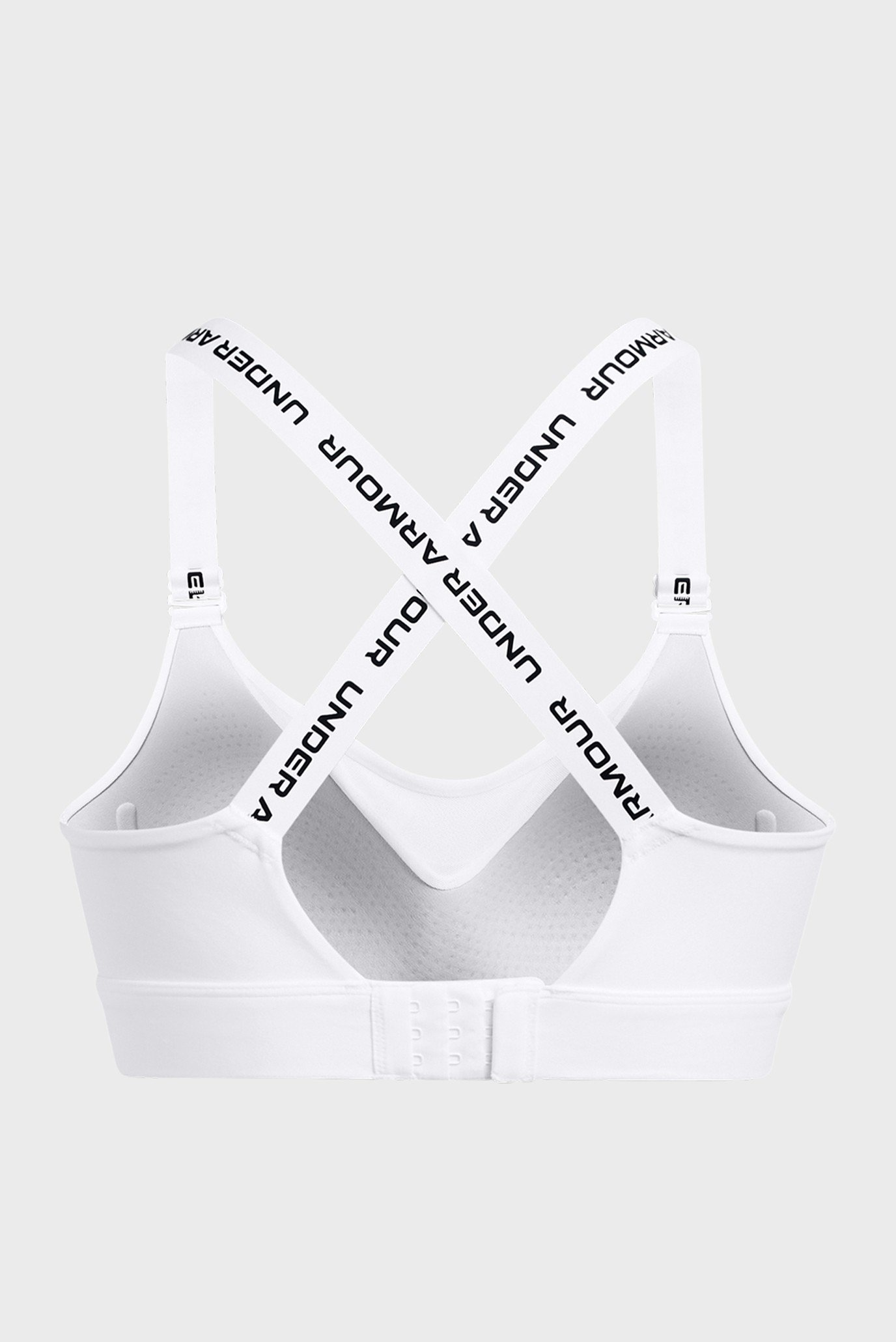 Женский белый топ UA Infinity High 2.0 Bra 5