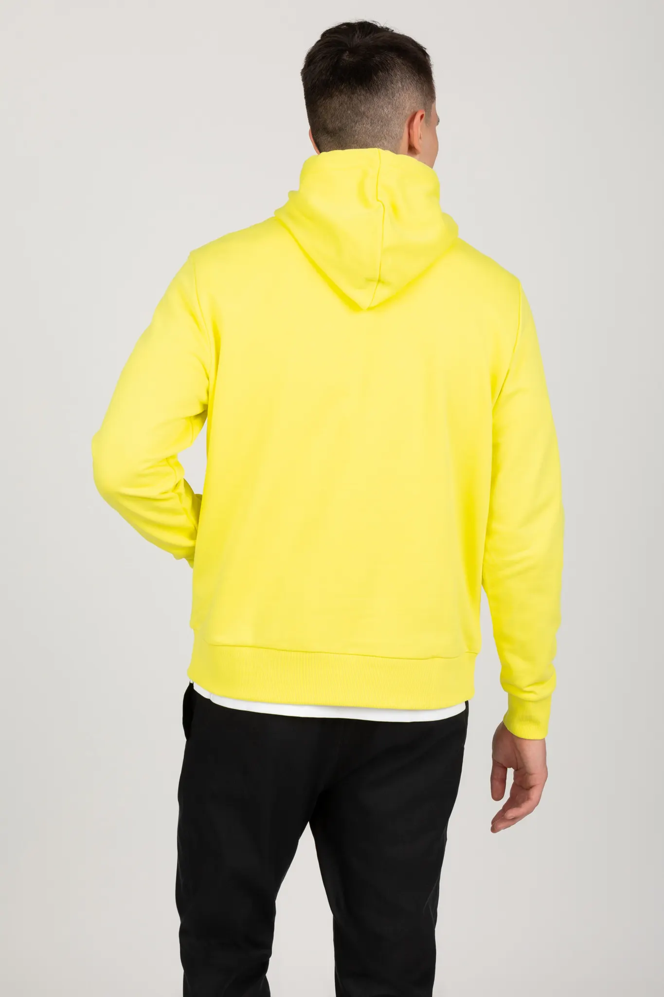 Мужское желтое худи MULTI COLOR LOGO 3