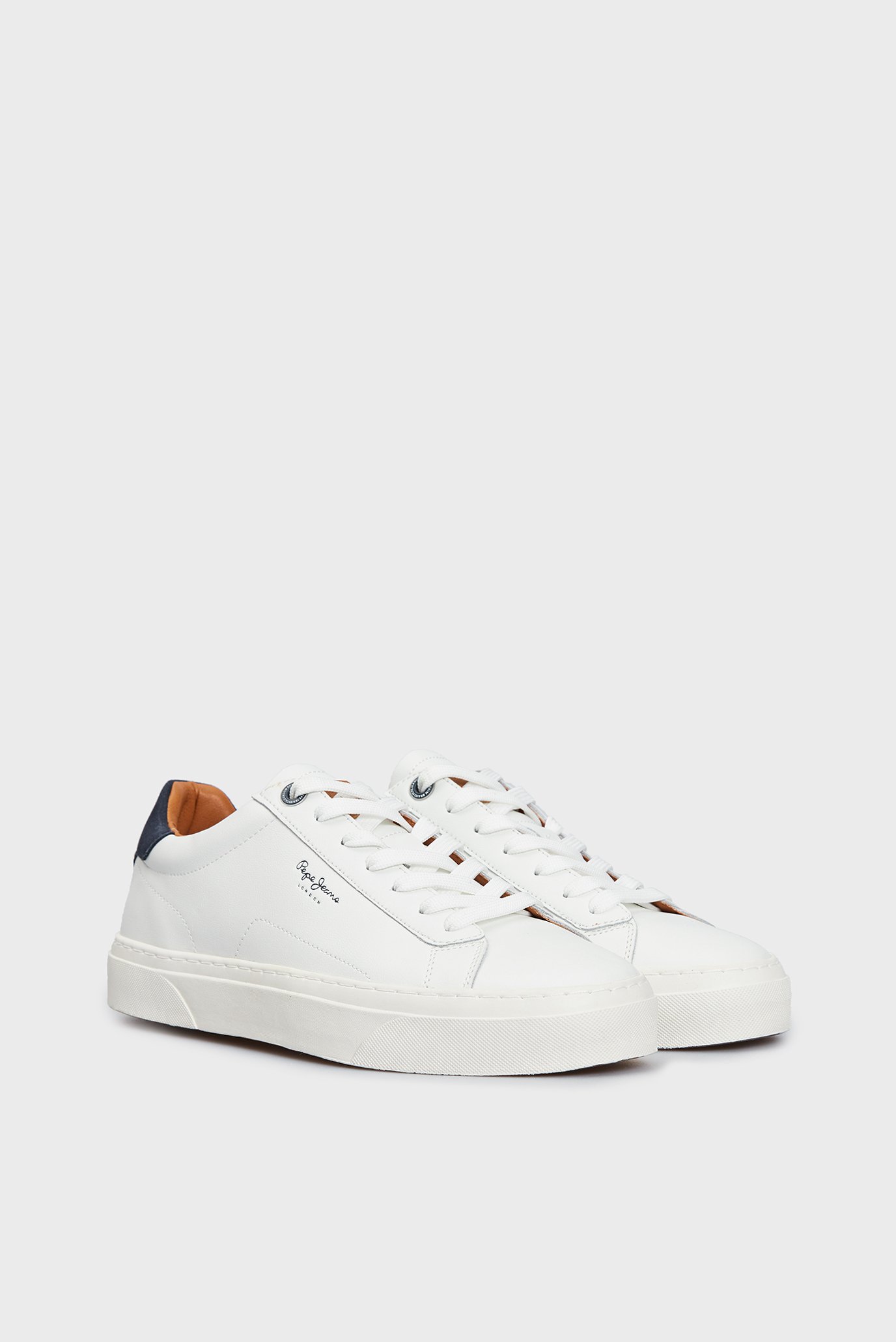 Мужские белые кожаные сникерcы YOGI ORIGINAL 23Pepe Jeans Мужские белые кожаные сникерcы YOGI ORIGINAL 23 3