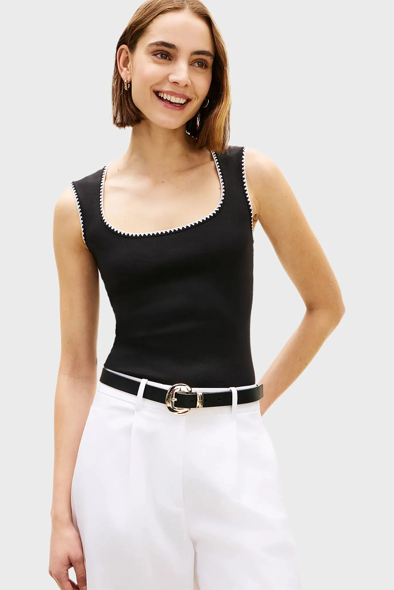 Майка B&W SLIM SCOOP-NK TANK 1