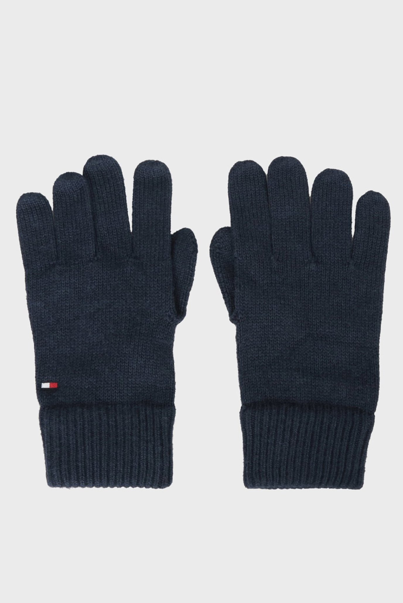 Мужские темно-синие перчатки PIMA COTTON CASHMERE 1