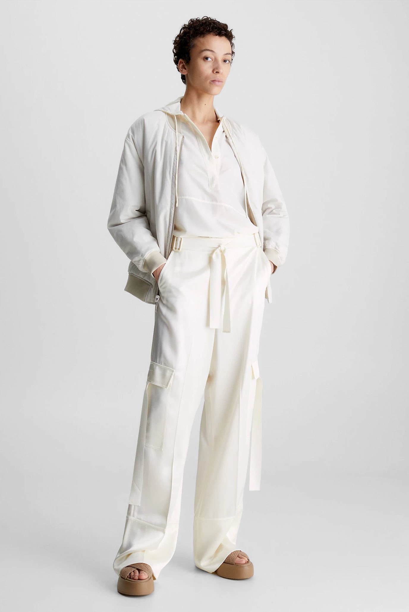 Женские белые карго NAIA SHINE 2