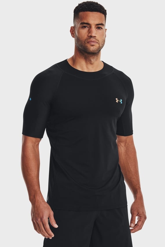 Мужская черная футболка UA SmartForm Rush SS Under Armour