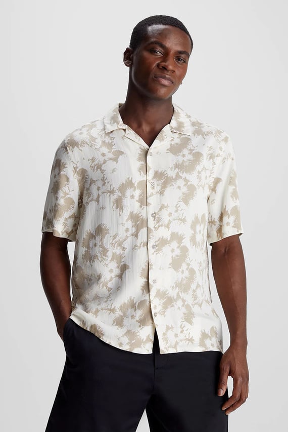 Рубашка с коротким рукавом VISCOSE FLOWER AOP S S SHIRT