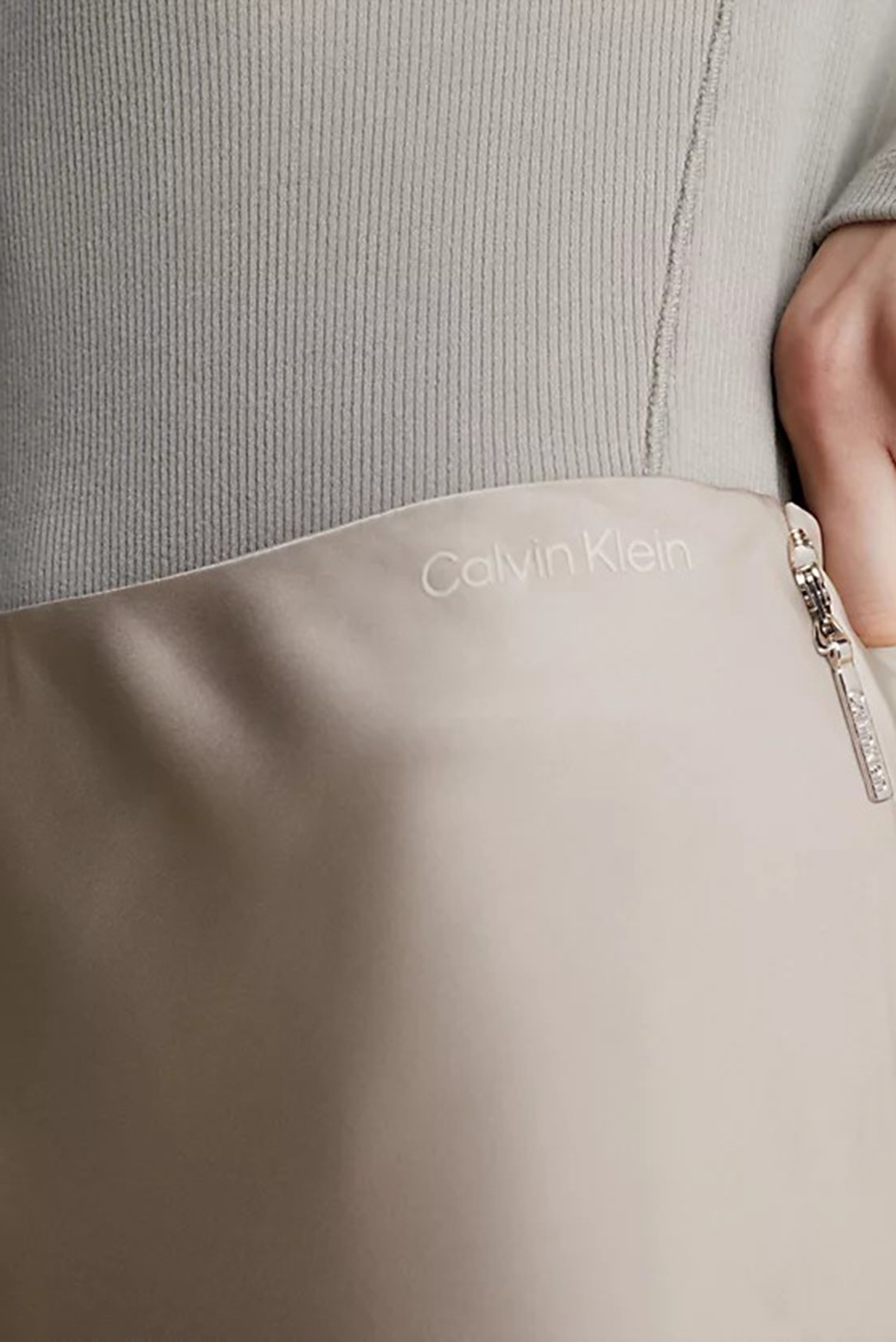 Юбка LIGHT WEIGHT SATIN  MIDI SKIRT 2