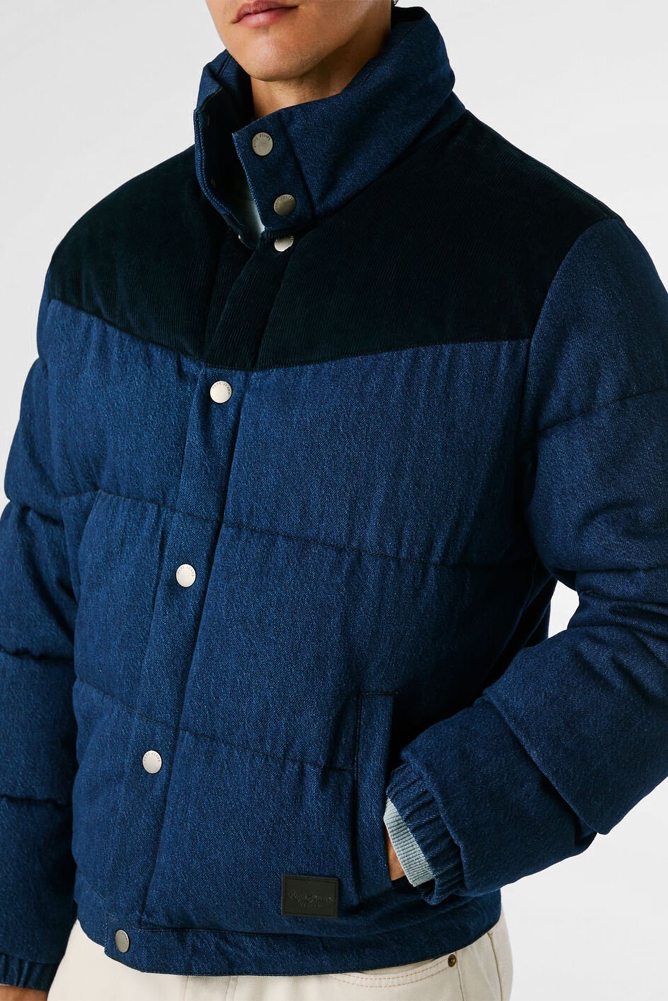 Куртка зимняя QUILTED DENIM PUFFER JACKET RINSE 5